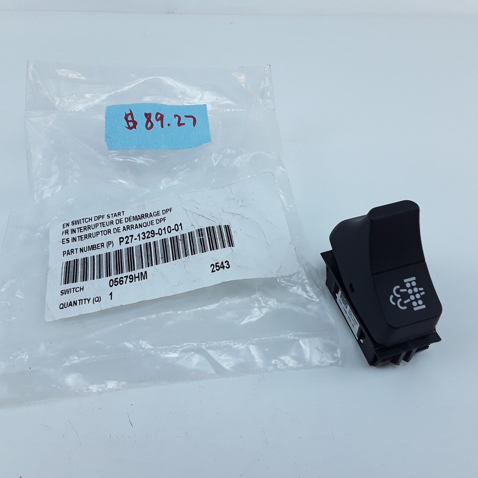 Diesel Particulate Filter (DPF) Regeneration Switch For Kenworth Trucks