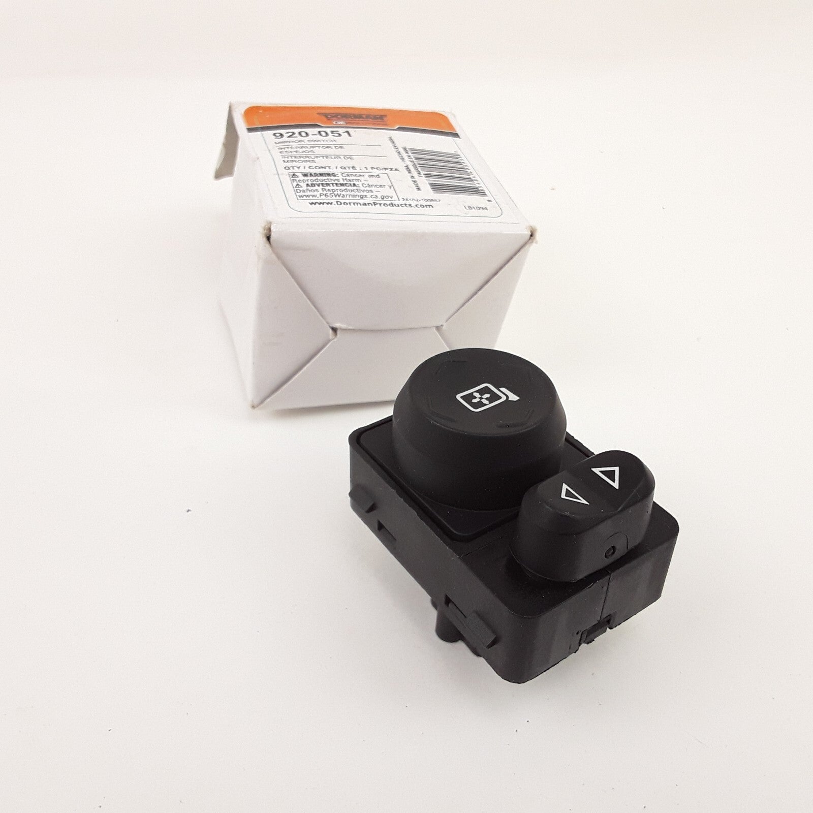 Dorman 920-051 Front Left Power Mirror Switch For Chevrolet Traverse (2009-2017)