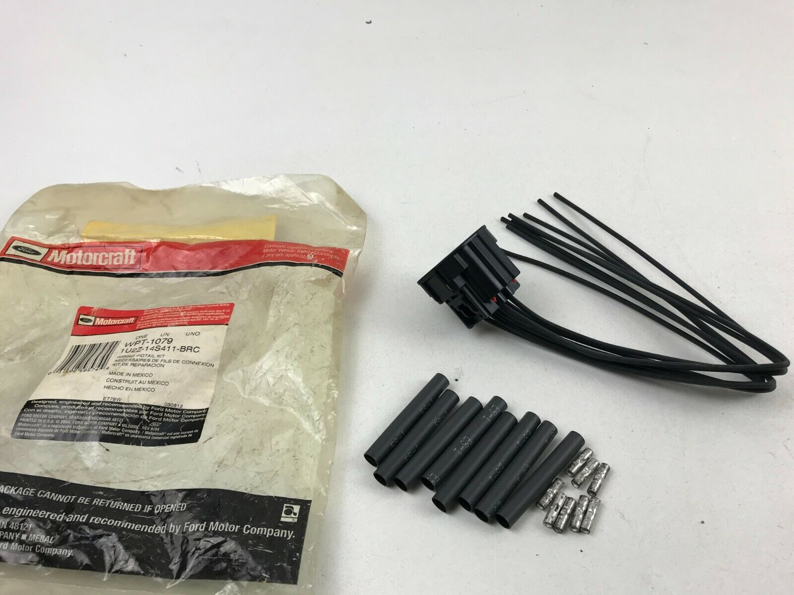 Motorcraft WPT-1079 1U2Z-14S411-BRC Wiring Pigtail Kit Connector Plug FAST SHIPP - HotCarParts