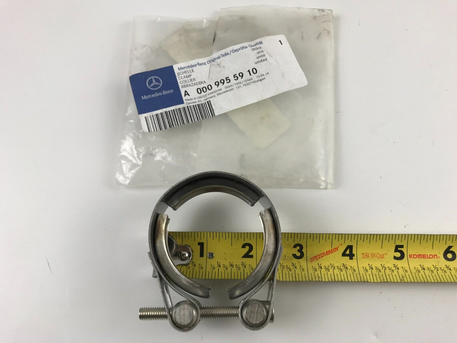 GENUINE OEM Mercedes-Benz 926 EGR COOLER CLAMP A0009955910 DDEA0009955910 OM 460 - HotCarParts