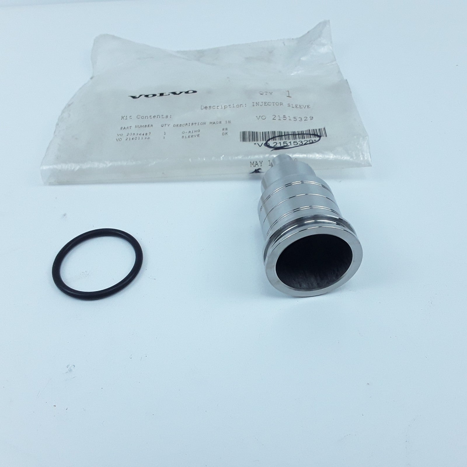 Volvo 21515329 Fuel Injector Sleeve O-Ring Assembly Fits Mack MP8,Volvo D13