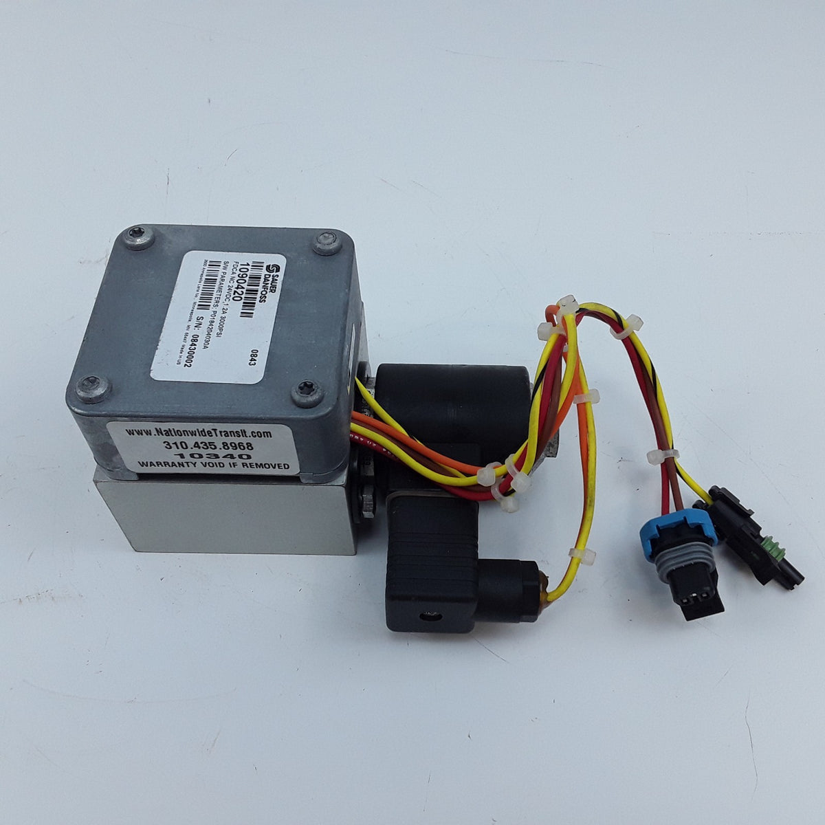 Sauer Danfoss 1090420 Hydraulic Fan Drive Control FDCA NC 24VDC 1.2A 3000PSI