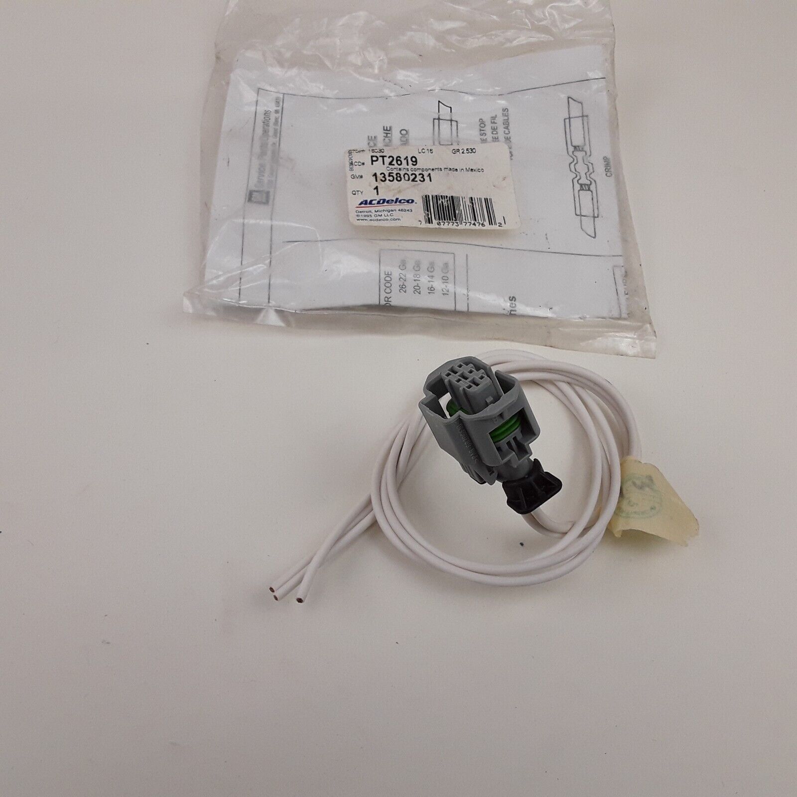 GM PT2619 Manifold Absolute Pressure Sensor Pigtail For GMC, Chevrolet, Cadillac