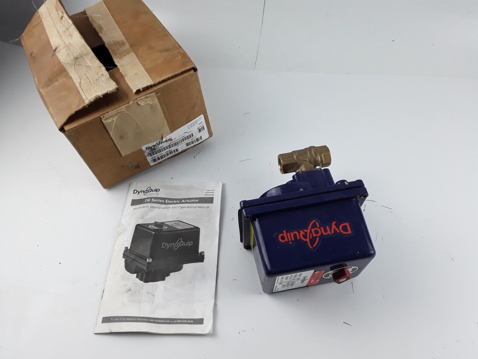 Dynaquip Controls Ehh23ate20h 1/2" Fnpt Brass Electronic Ball Valve 2-Way DE153 - HotCarParts