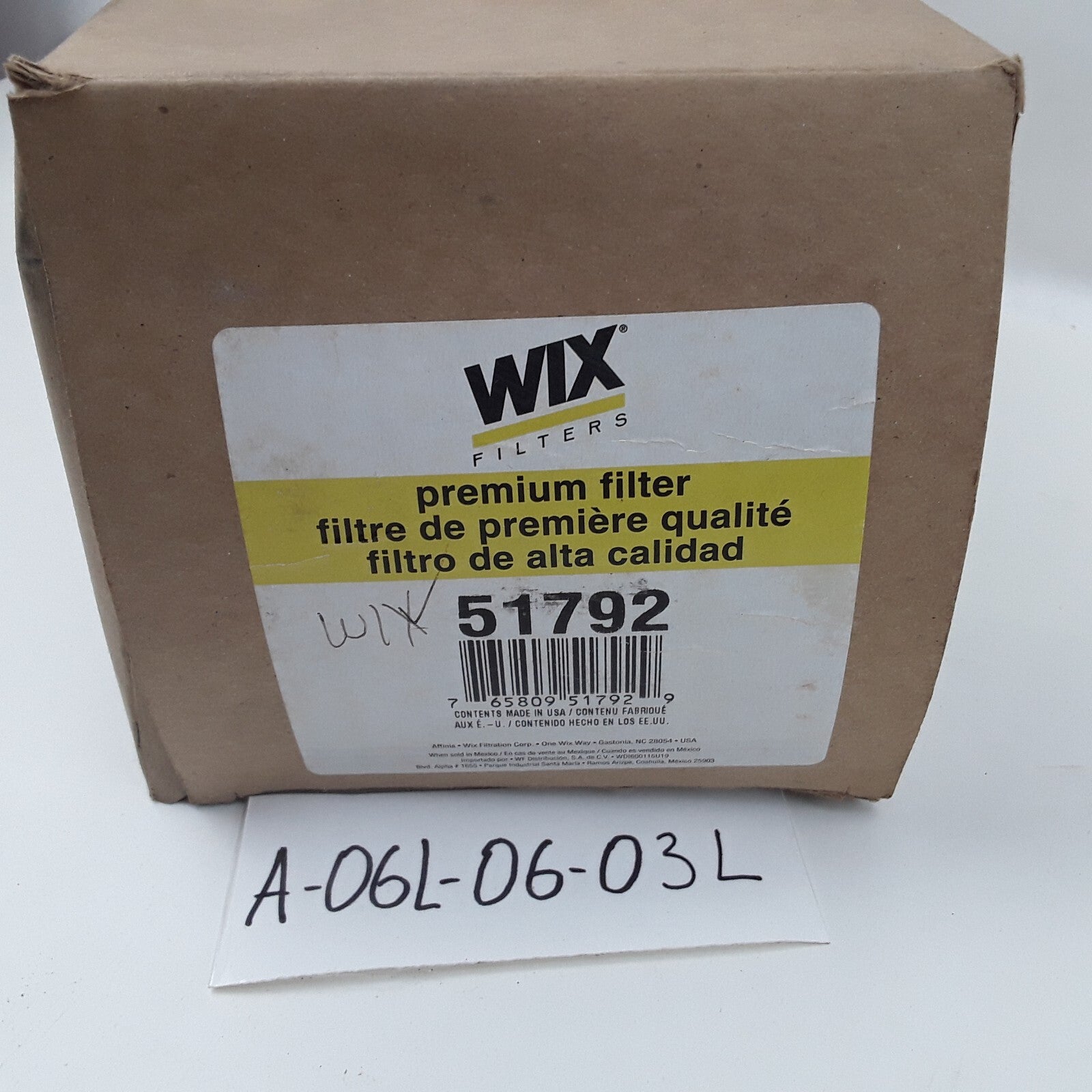 Wix 51792 Diesel Engine Oil Filter Fits Ford ,Freightliner ,Kenworth ,Peterbilt
