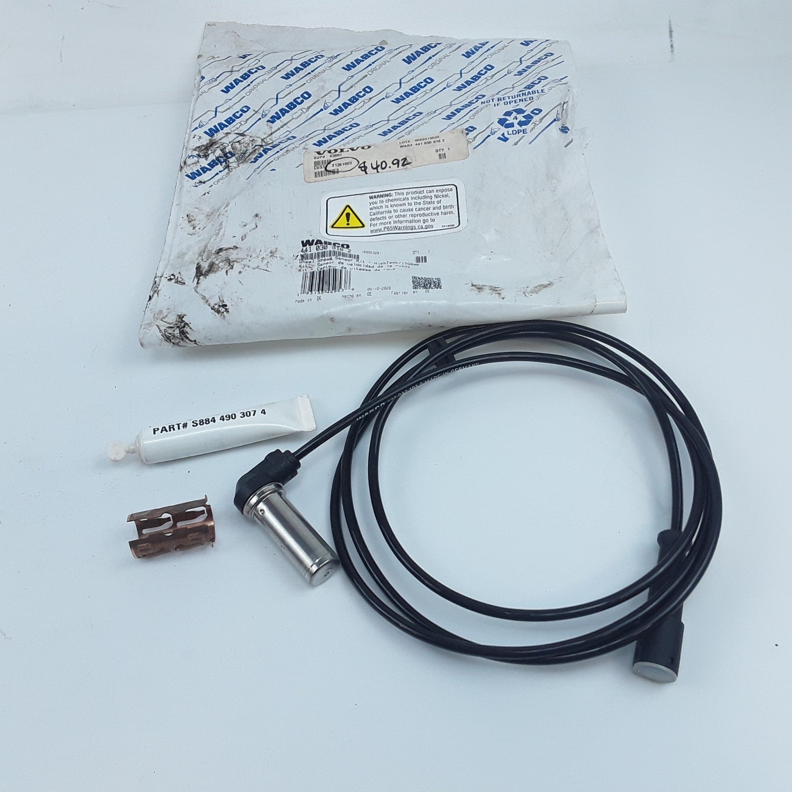 ABS Wheel Speed Sensor Kit Fits Mack Volvo 21361903 4410321030 4410309162