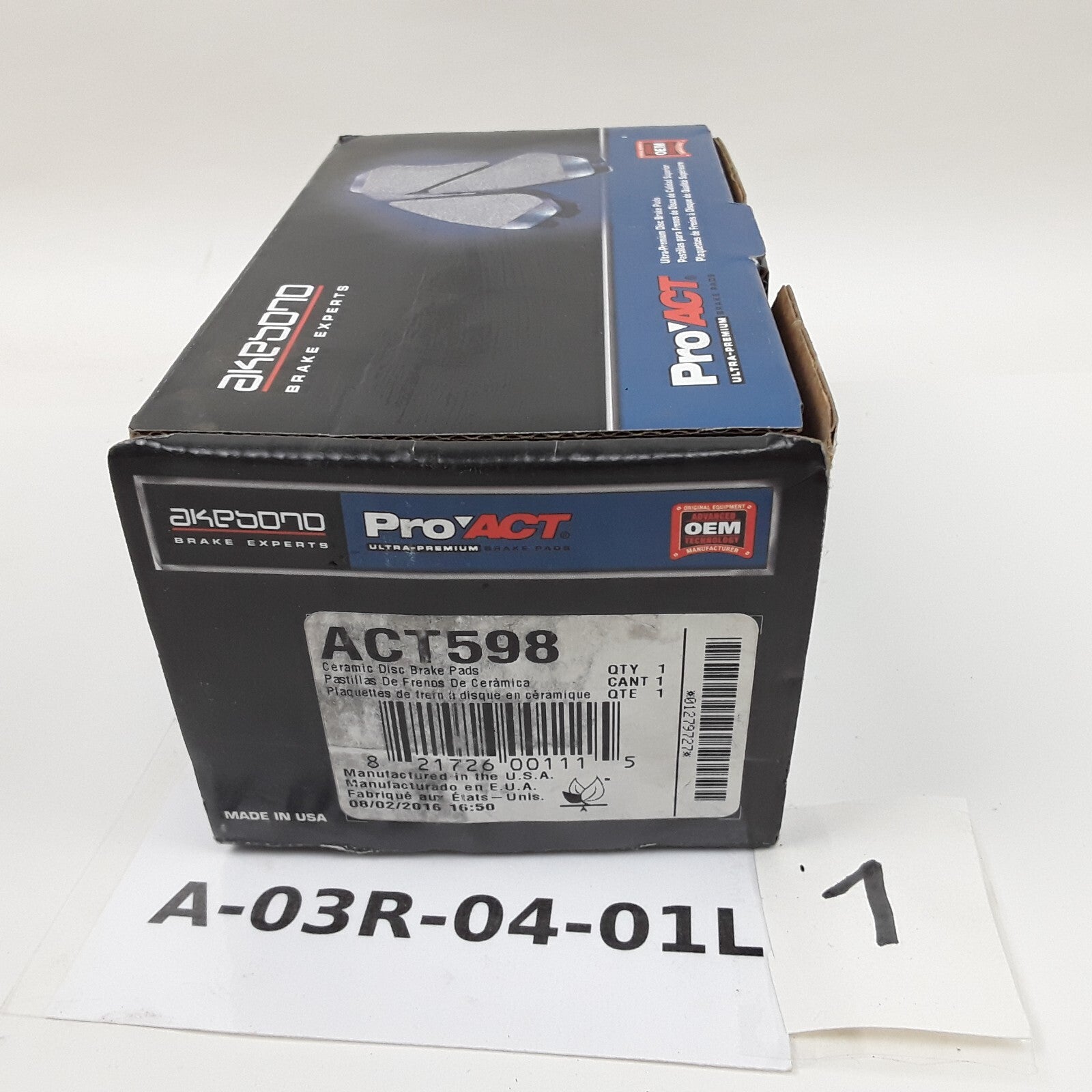 Front Ceramic Disc Brake Pads Fits Ford Lincoln Mercury 1993-2007