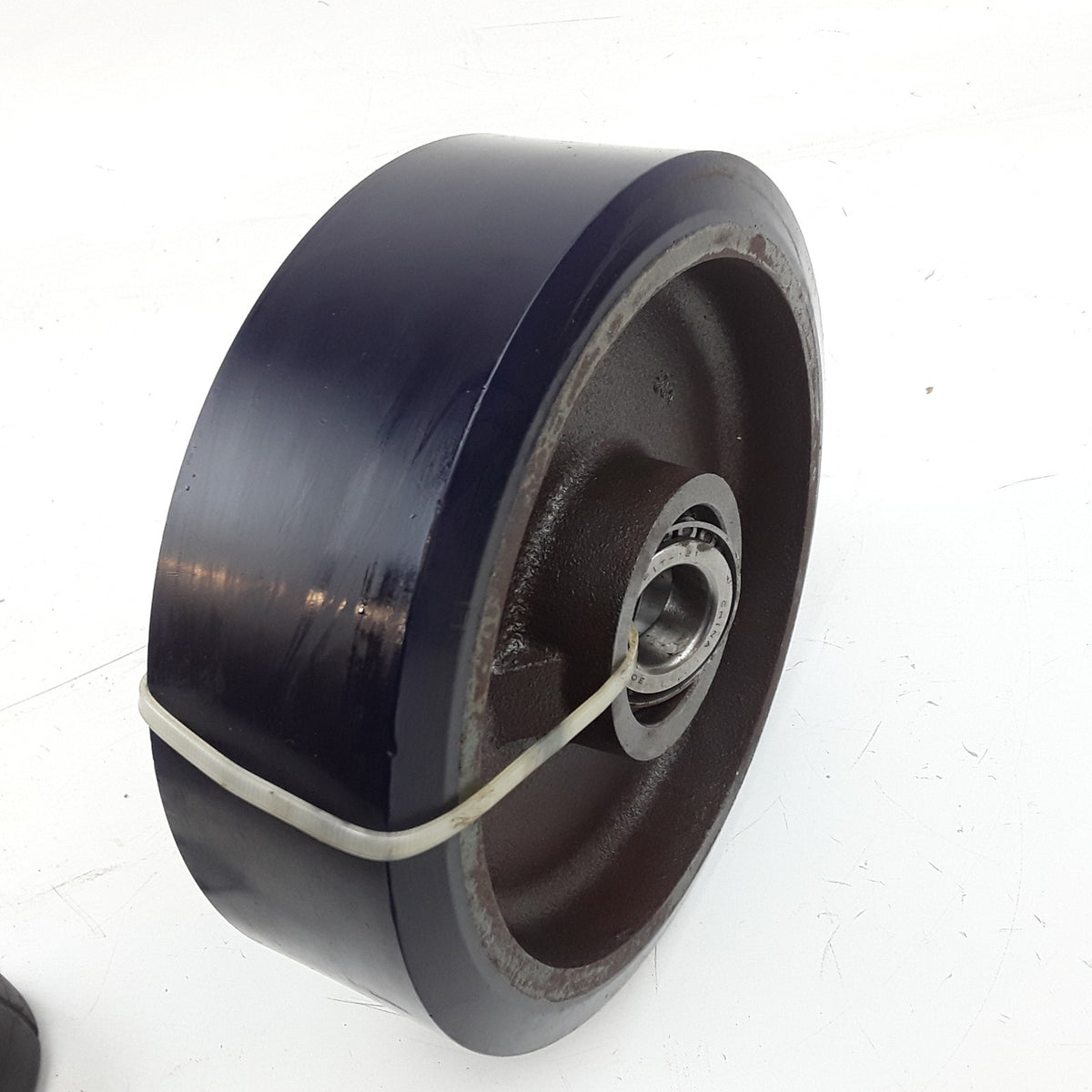 8" x 2-1/2" Industrial Polyurethane Wheel 1" Bore Cast Iron Hub Bearing