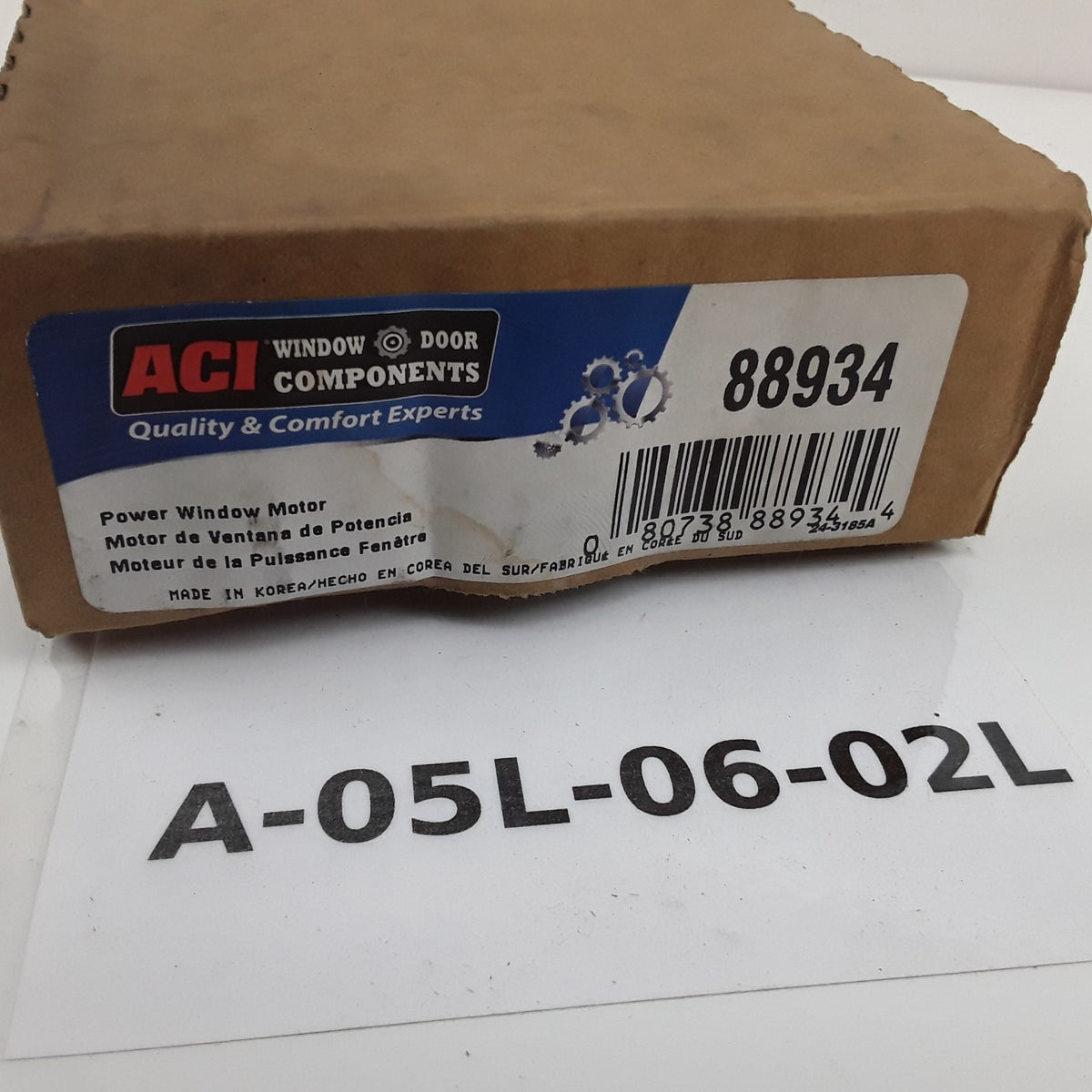 ACI 88934 Rear Left Power Window Motor Fits Hyundai Veracruz Elantra (2007-2012)