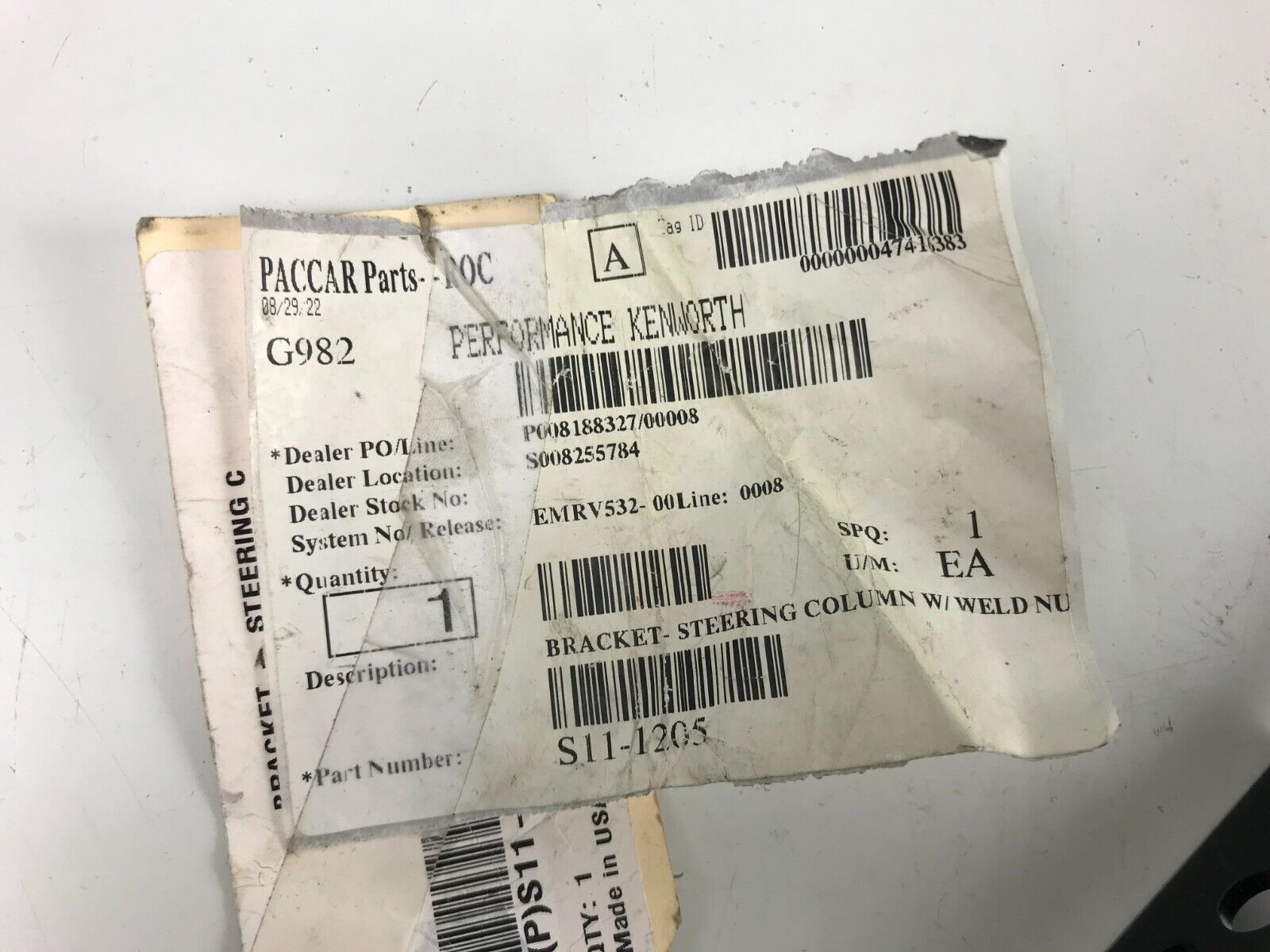 GENUINE OEM Paccar Steering Column Bracket S11-1205 for Kenworth 10916AA FAST SH - HotCarParts