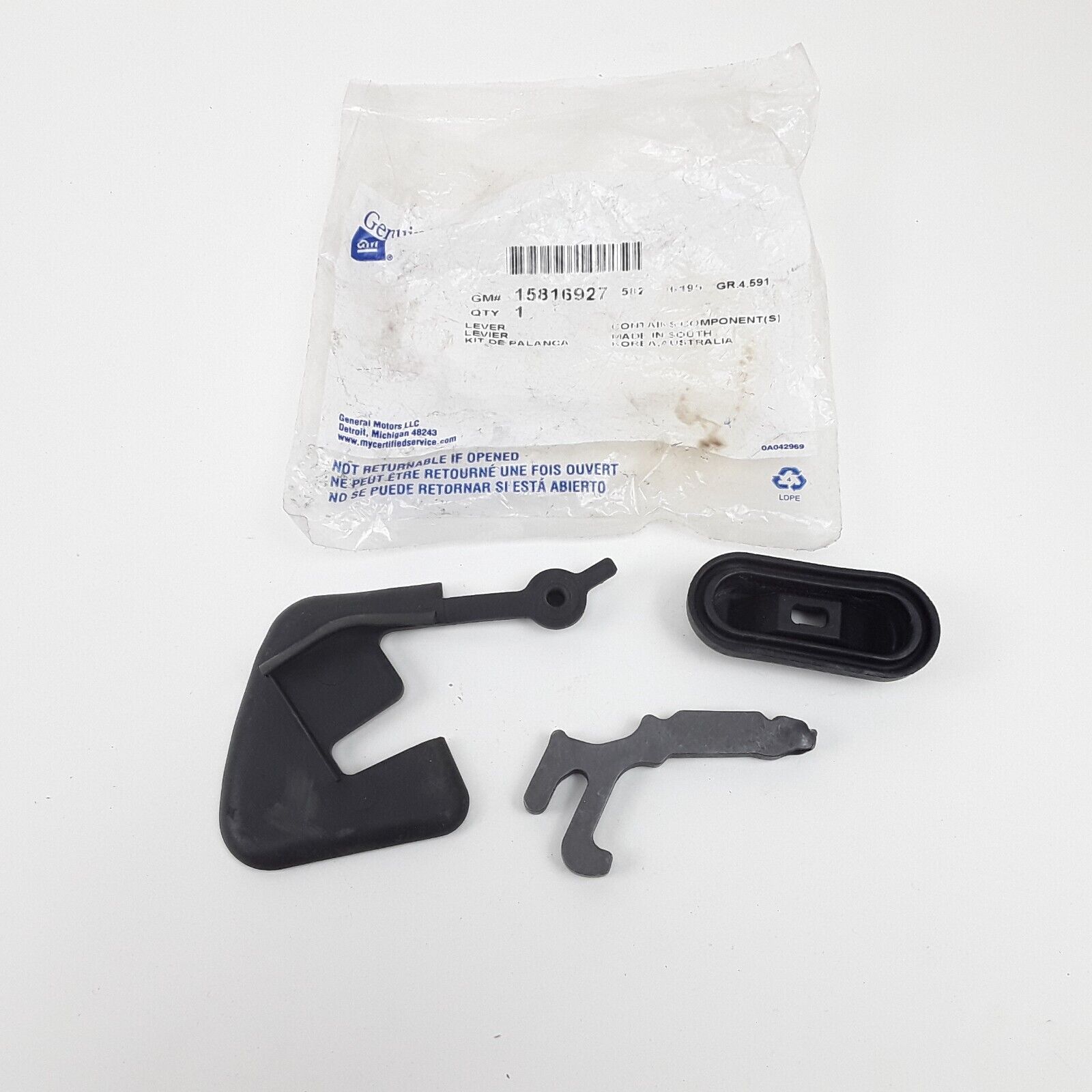 GM Rear Parking Brake Actuator Lever 15816927 for Cadillac, Chevrolet, GMC Model