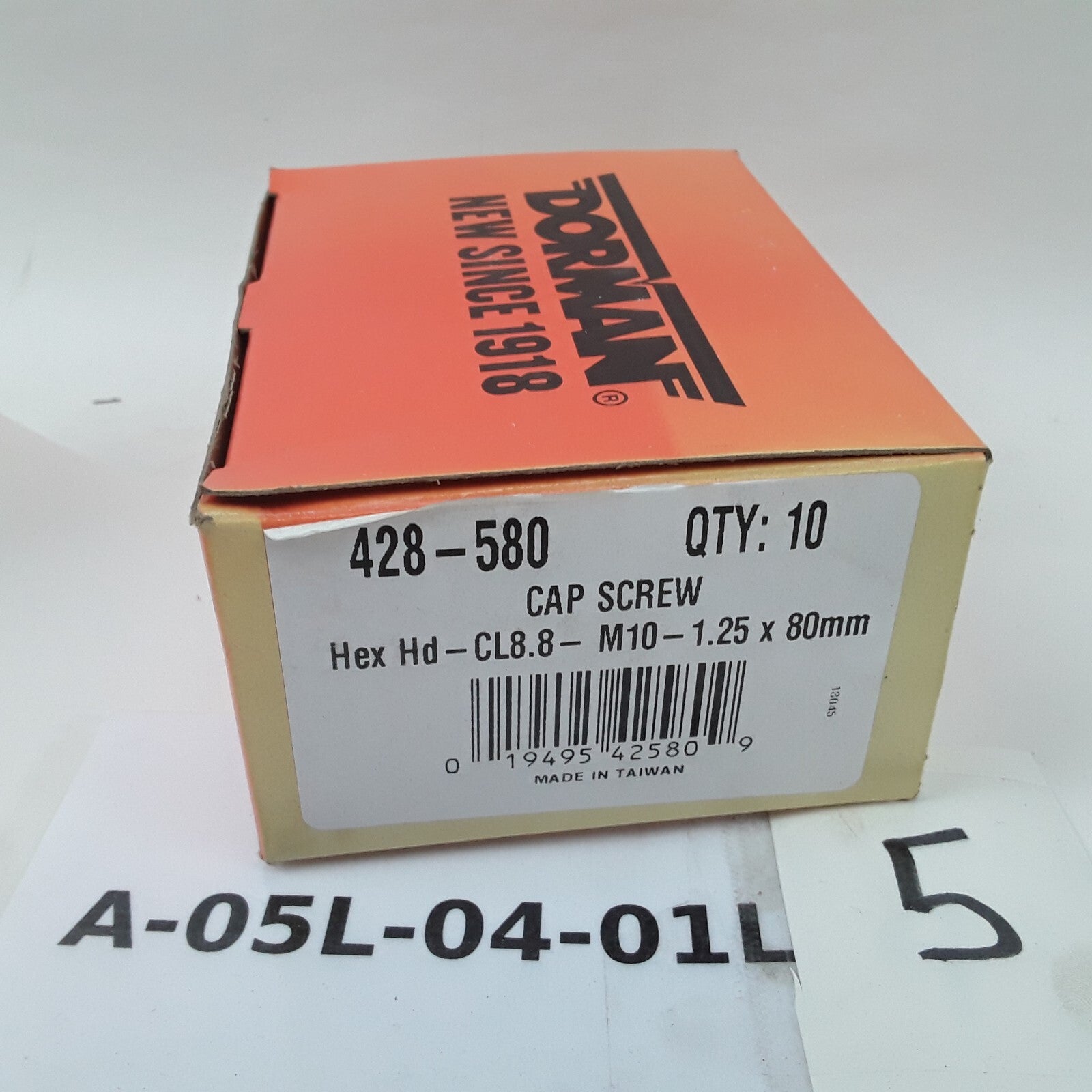 10 Multipurpose Car Truck Bolt Cap Screw-Hex Head-Class 8.8- M10-1.25 x 80mm