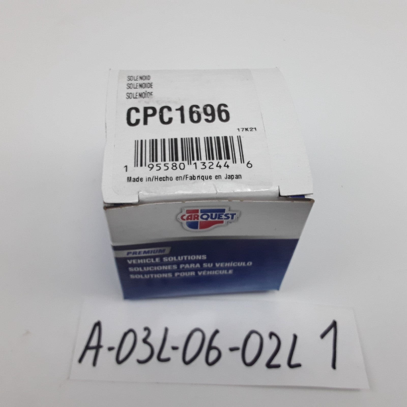Carquest CPC1696 Canister Purge Solenoid Fits Honda Accord (2003 2004 2005 2006)