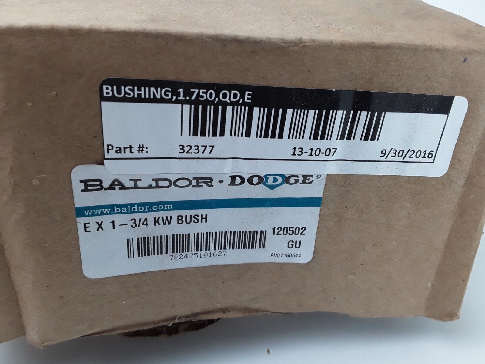 GENUINE Dodge 120502 Dodge E X 1-3/4 Kw Bush Bushing 1.750 QD,E Free Shipping - HotCarParts
