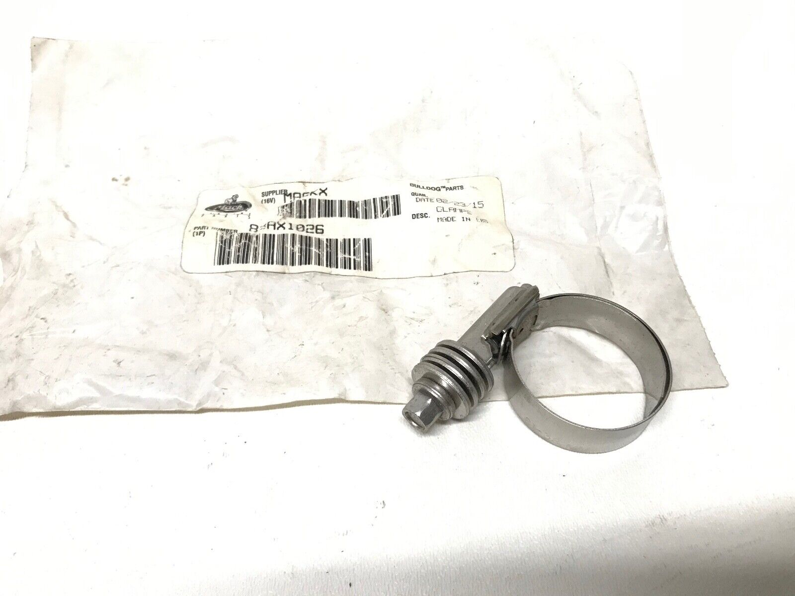 GENUINE MACK HOSE CLAMP 83AX1026 (MIN 0.81"/MAX 1.5") EXHAUST MANIFOLD 25099499 - HotCarParts