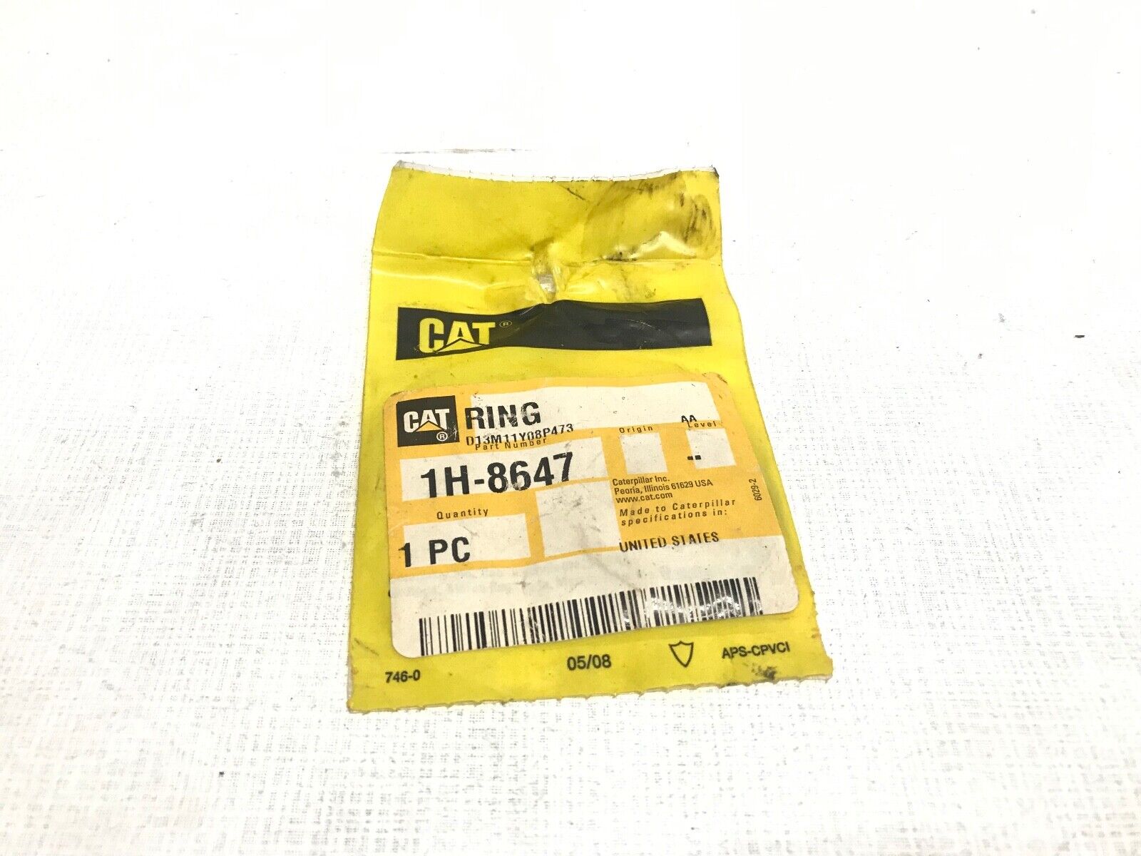 OEM CATERPILLAR CAT RING 1H-8647 - HotCarParts