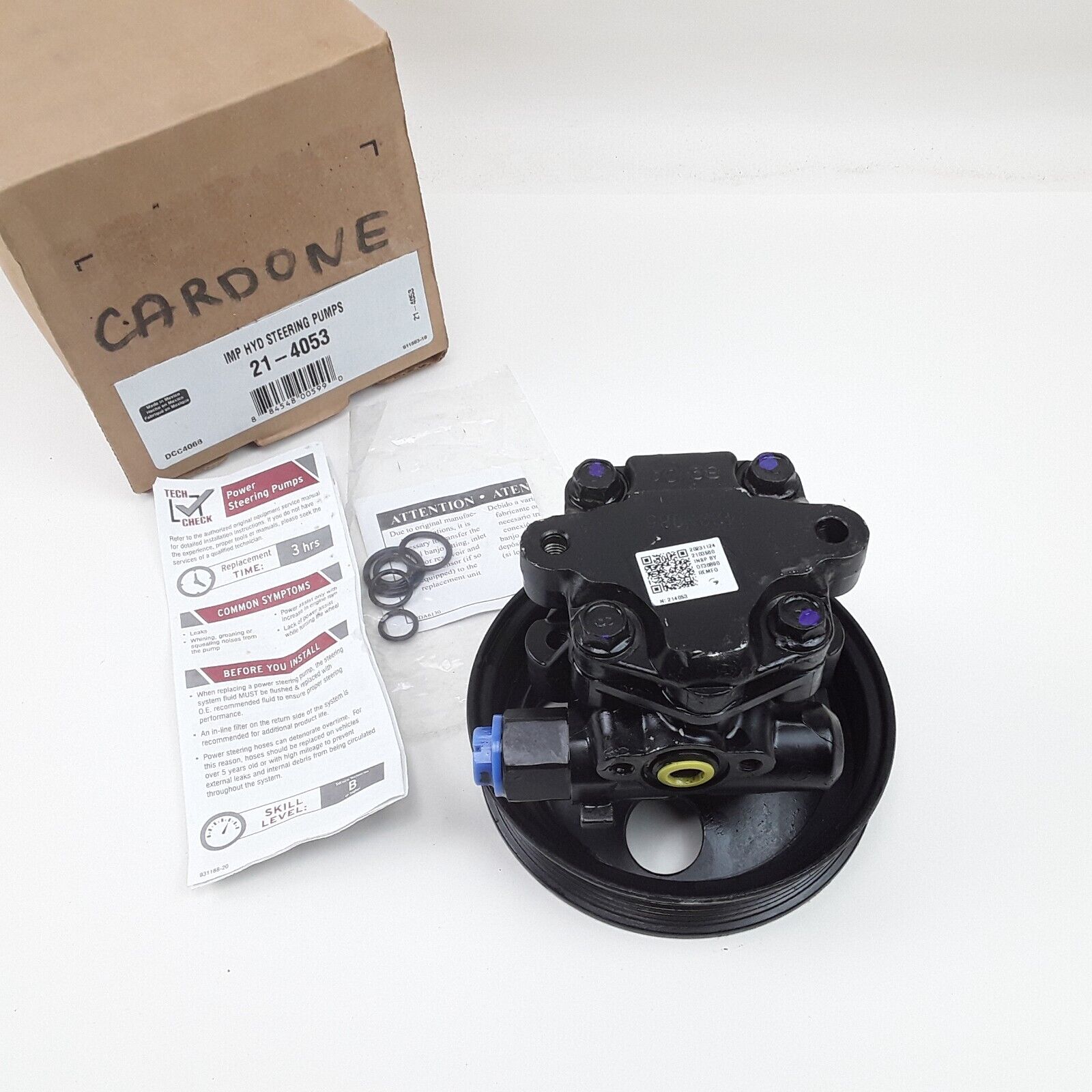 Cardone 21-4053 Power Steering Pump Hydraulic Aluminum O-Ring For Kia 2010-2013