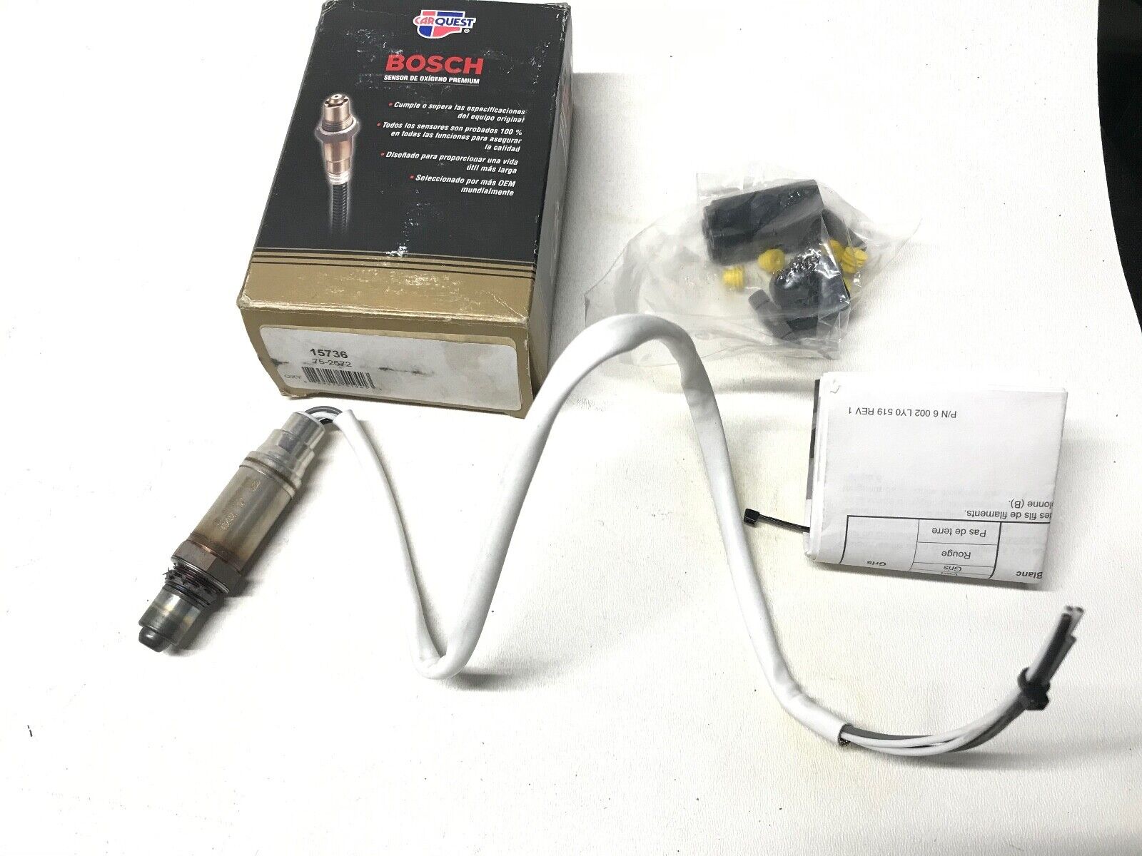 Oxygen Sensor-Universal Bosch 15736 / 75-2672 for BMW, Mercedes, Volkswagen FAST - HotCarParts