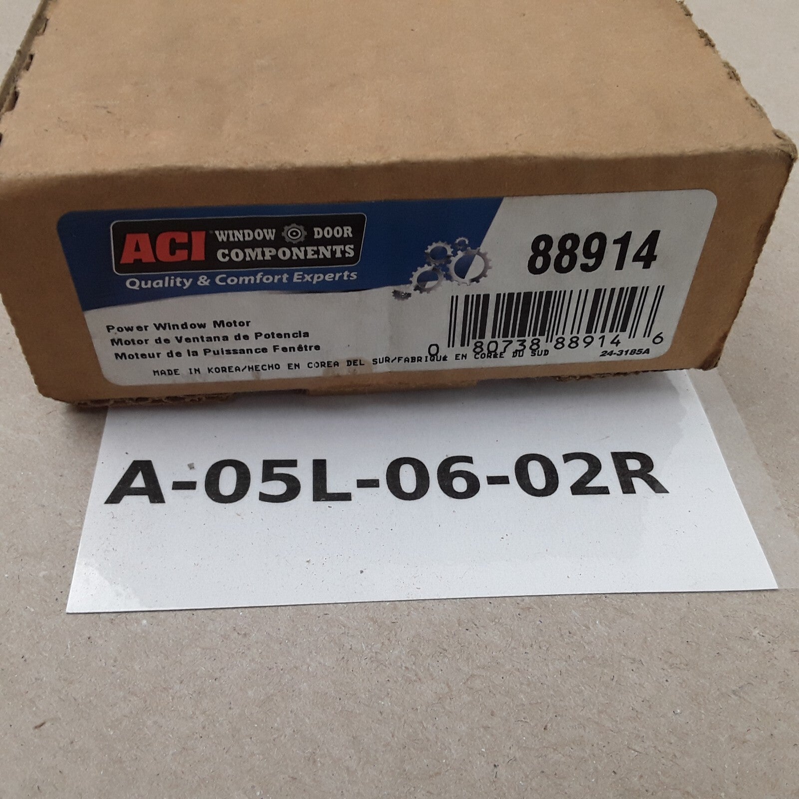 ACI Front Right Rear Left Power Window Motor Fits Hyundai Elantra (2001-2006)