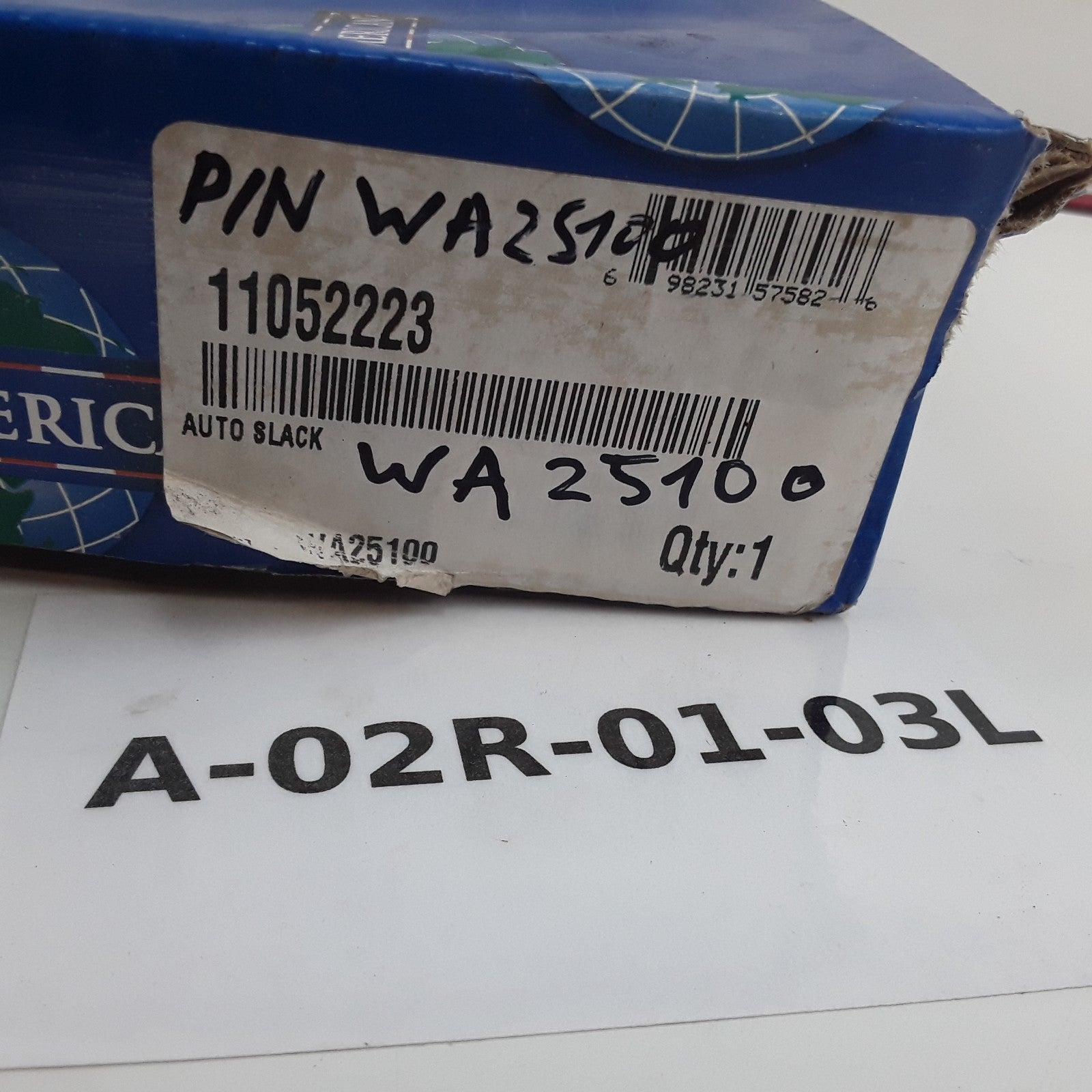 World American WA25100 Automatic Slack Adjuster 5.5" Arm A, 1-1/4"-10 Spline