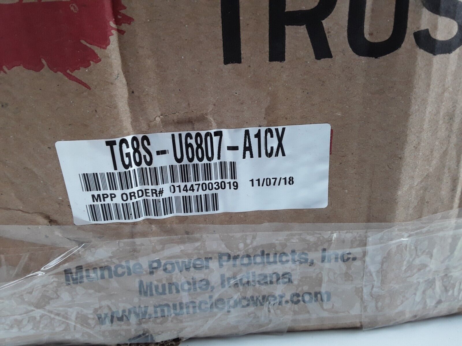 Muncie TG8S-U6807-A1CX Power Take Off PTO install Kit 48TK4928 TG Series 8-Bolt - HotCarParts