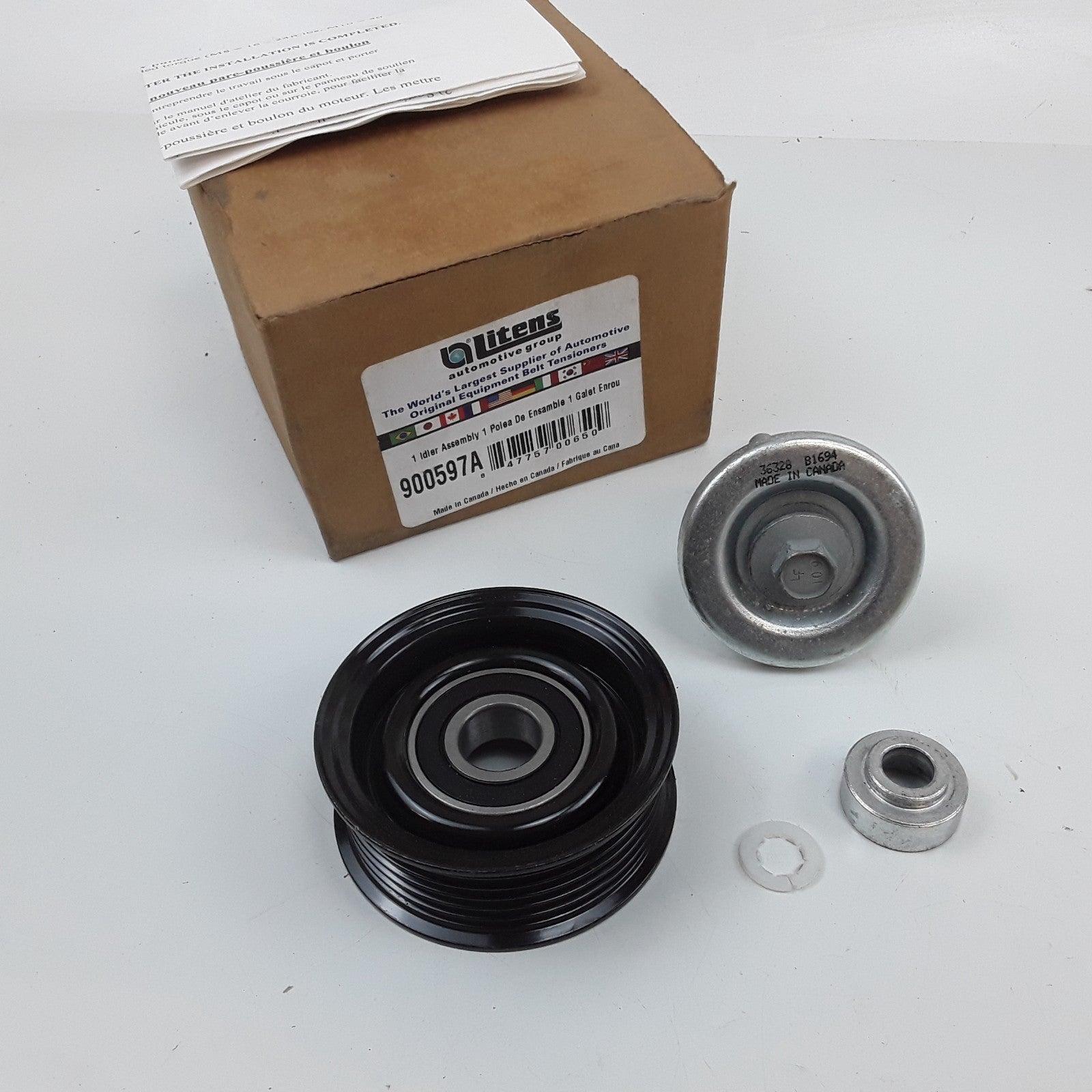 Drive Belt Tensioner Pulley Fits Ford Focus Mazda MX-5 Miata MX-5 (2005-2015)