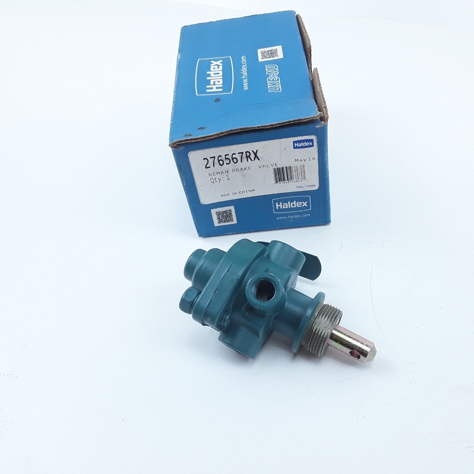 Haldex 276567RX Push-Pull Hand Control Valve Remanufactured 1/8" Delivery Port