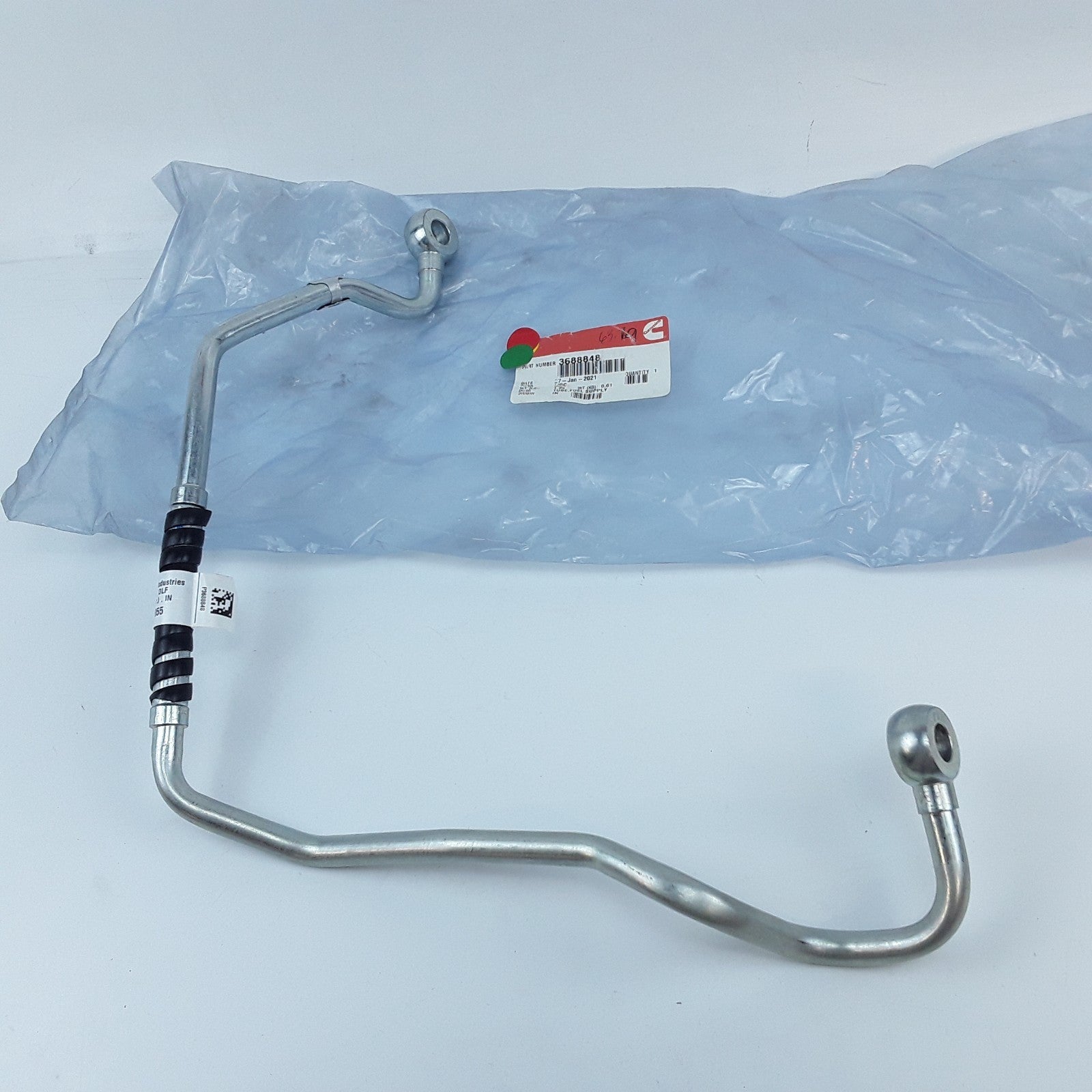 Genuine OEM Cummins 3688848 Fuel Supply Tube Fits EPA13 15 Liter ISX QSX Engines