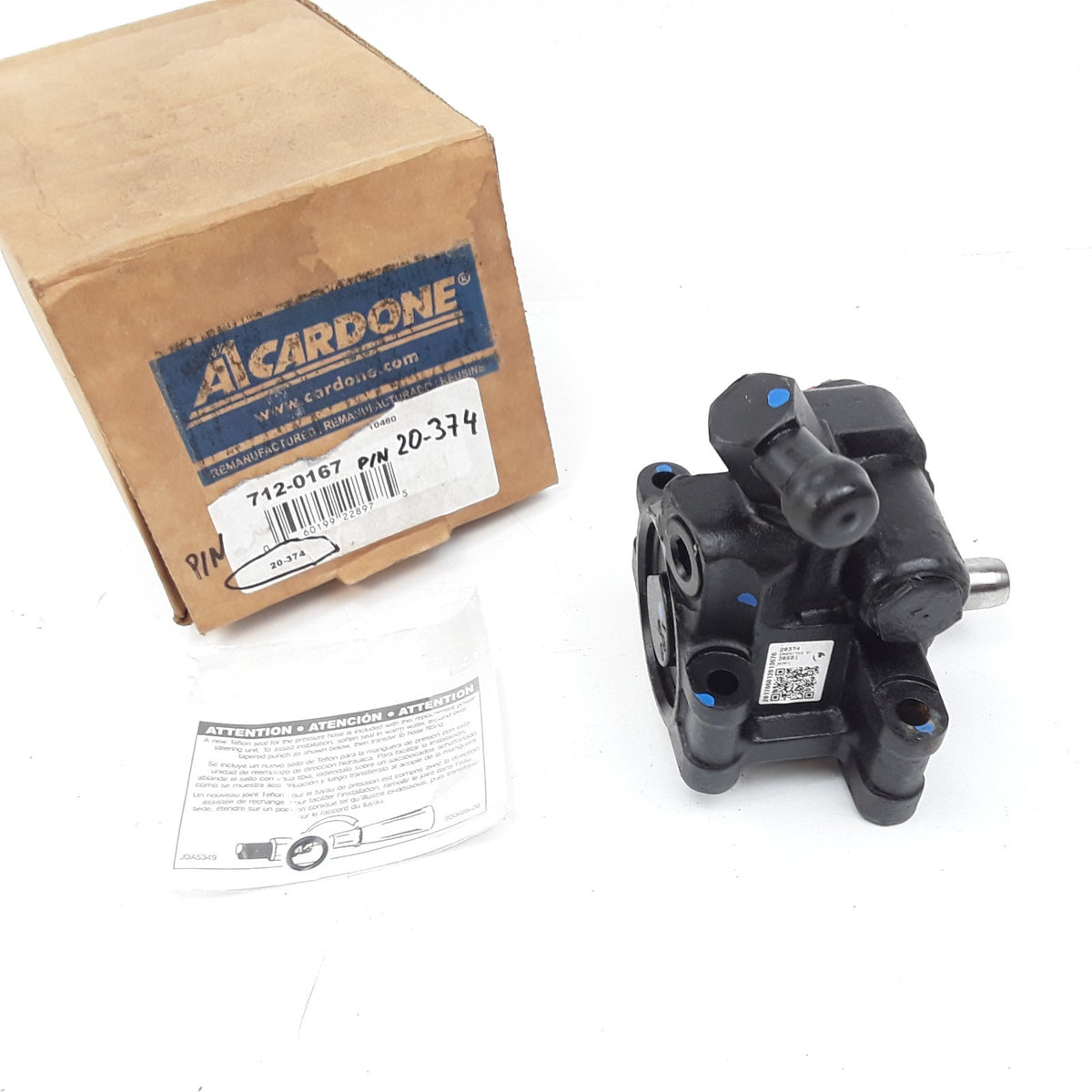 Cardone 20-374 Power Steering Pump Fits Lincoln Ford Mercury 2008 2009 2010 2011