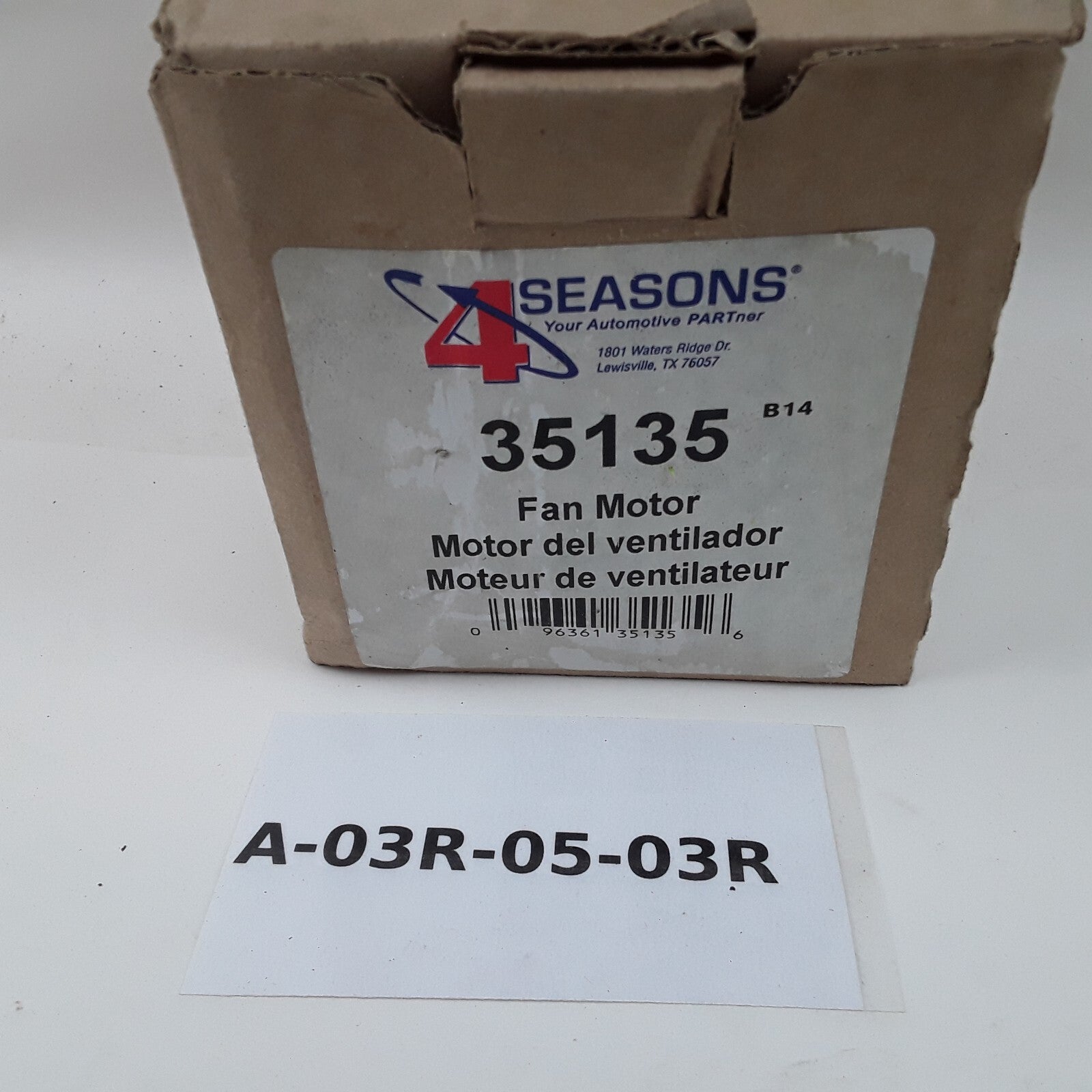 Four Seasons 35135 Condenser Fan Motor Fits Nissan Mercury Lincoln (1993-2002)
