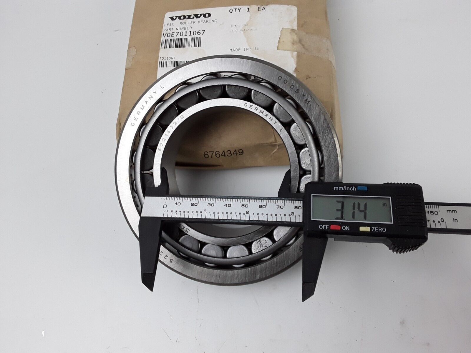 Roller bearing Volvo VOE7011067 32216/Q 32216J2/Q A25D A25E A25F A25F/G A25G A30 - HotCarParts