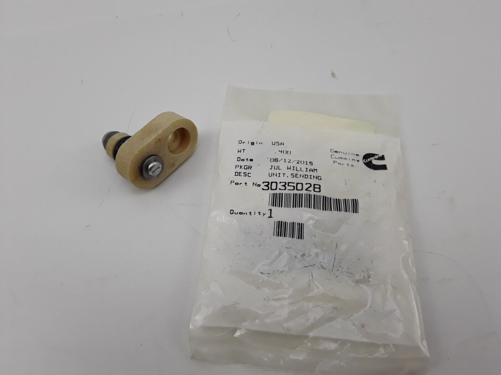 Genuine Cummins Sending Unit 3035028 Fast Free Shipping - HotCarParts