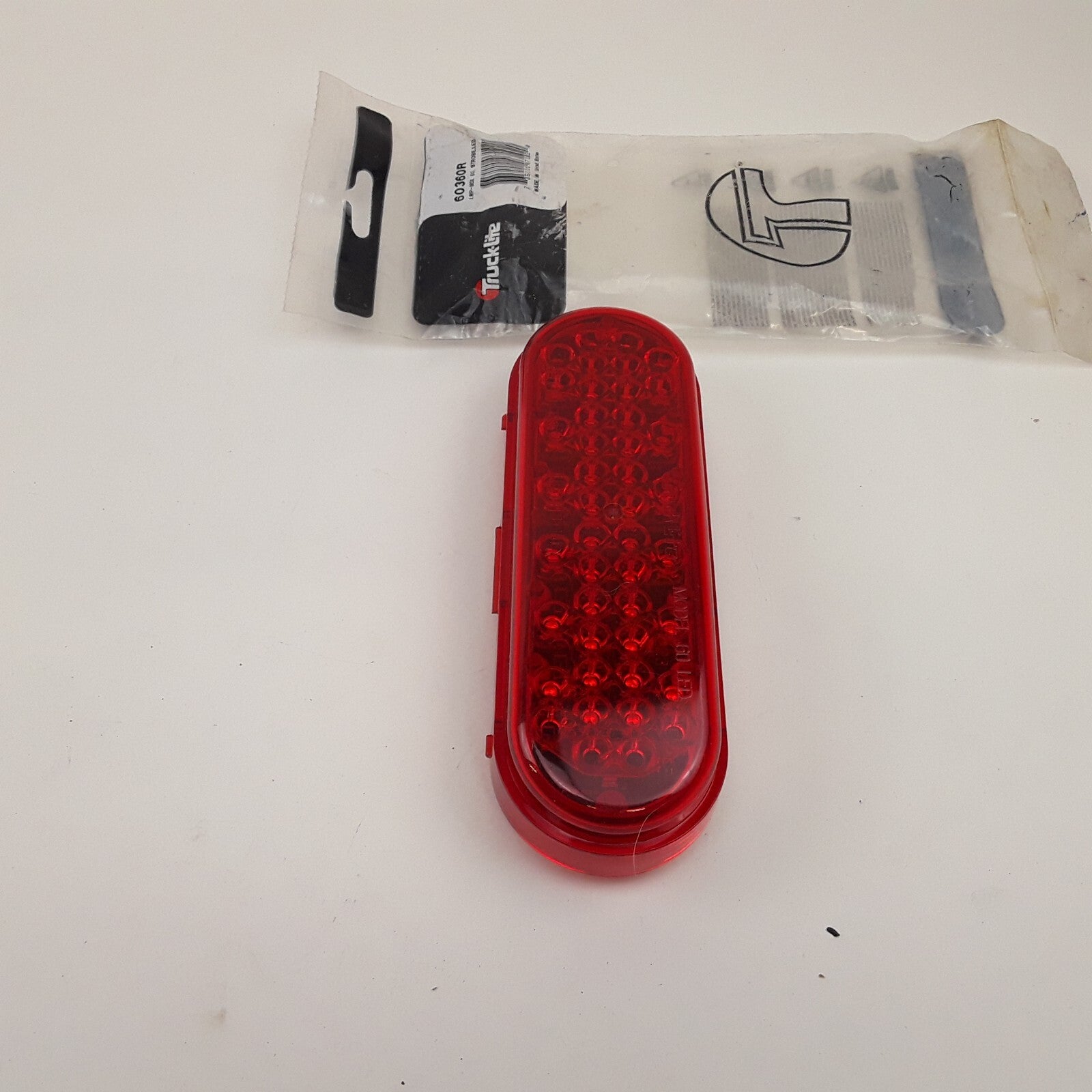 Truck-lite 60360 Super 60 Strobe Light - LED 36 Diode Oval Red Grommet Mount 12V