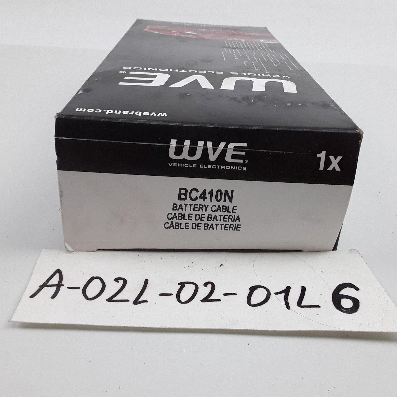 Battery Cable Negative WVE BC410N Heavy Duty Quality High-Performance Car /Truck