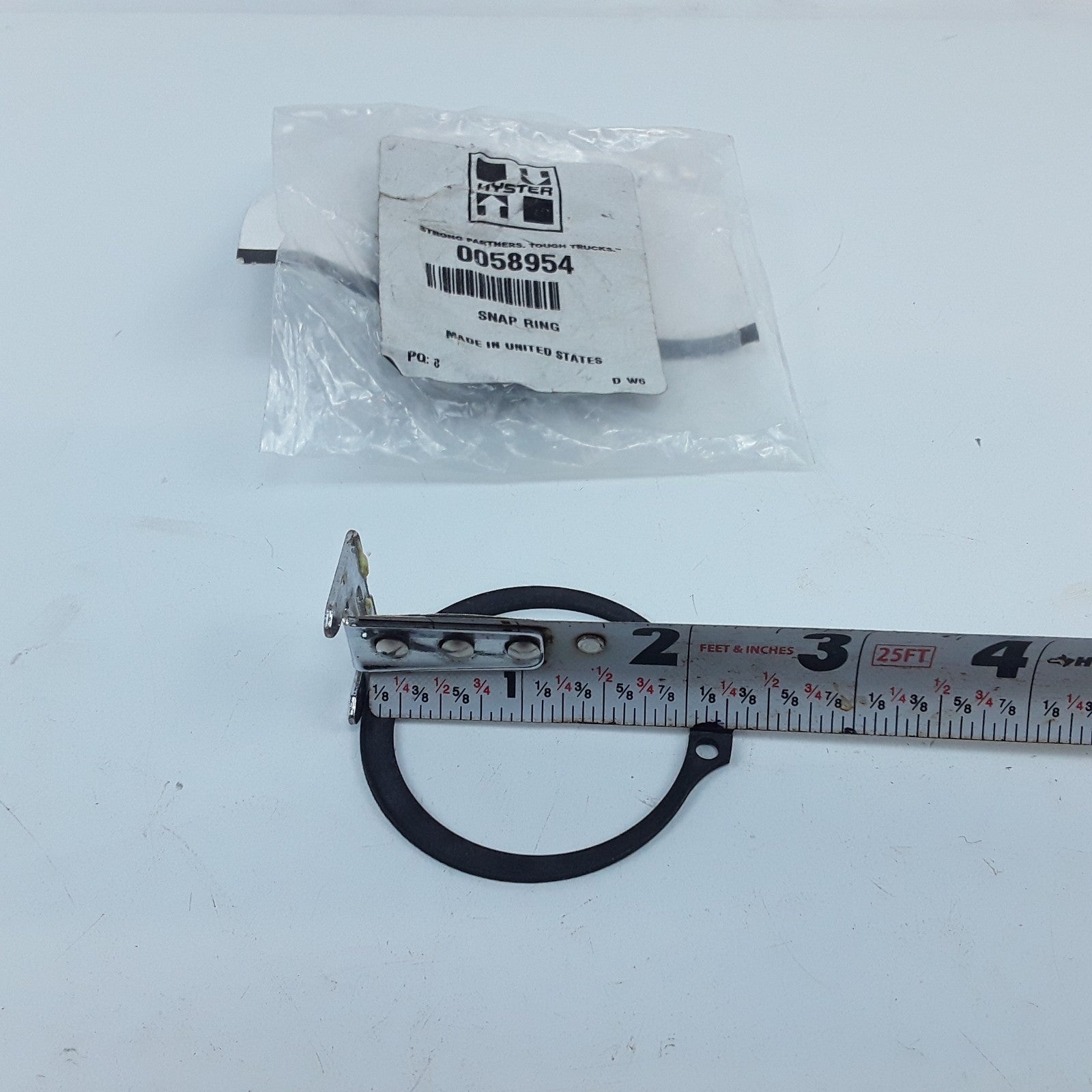 Hyster 0058954 Snap Ring Assembly Fits Heavy Duty Forklifts