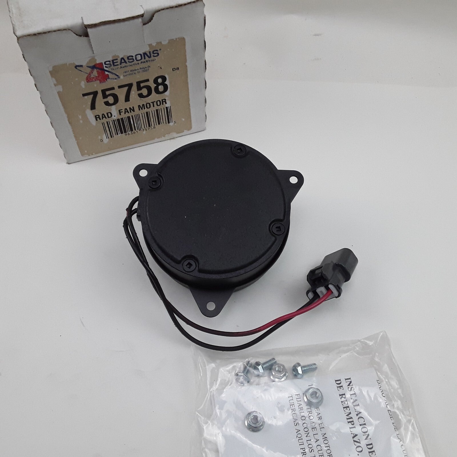 Engine Cooling Fan Motor Fits Honda Accord 3.0L-V6 2003 2004 2005 2006 2007