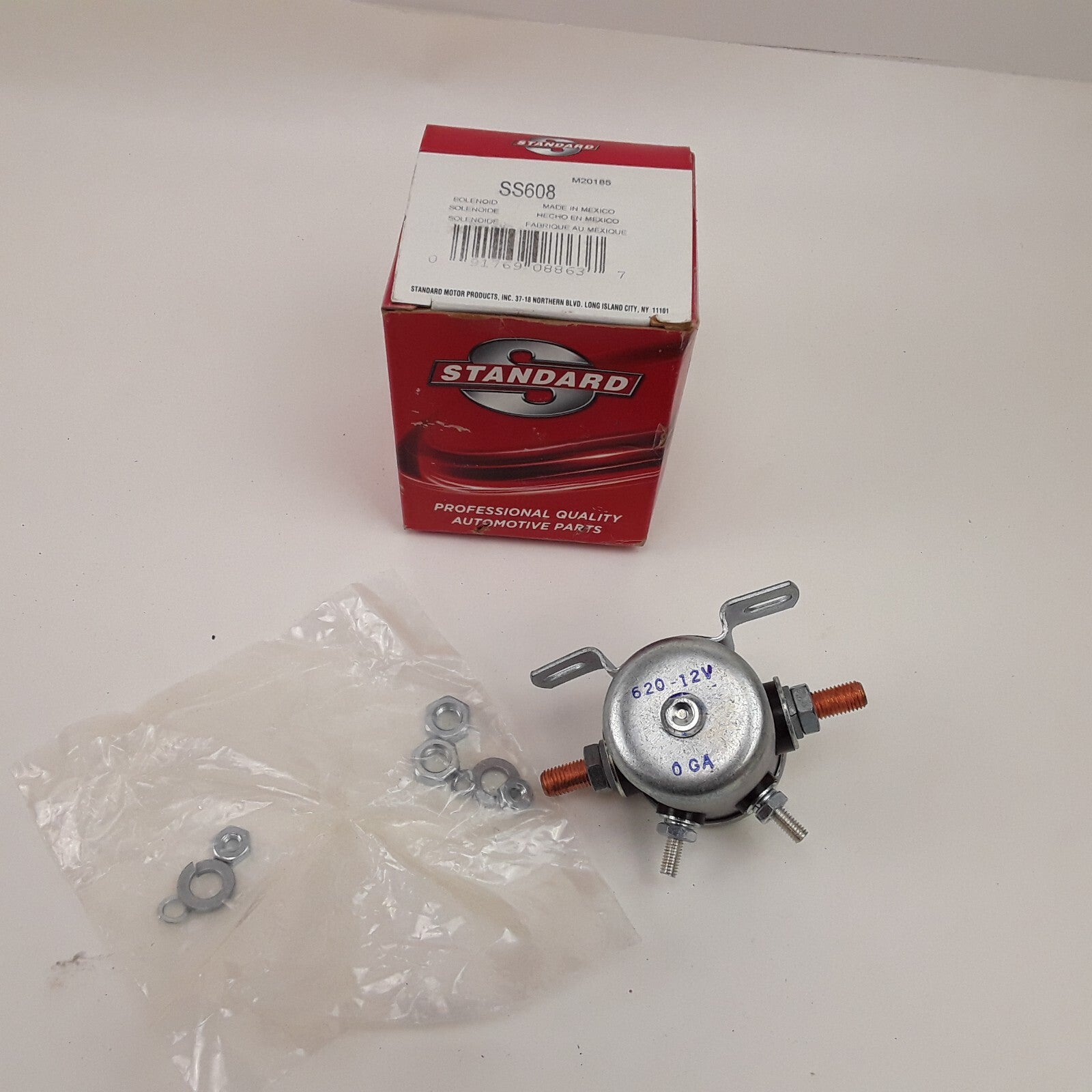 Standard Motor Products SS-608 Heavy-duty Starter Solenoid Silver 80 A