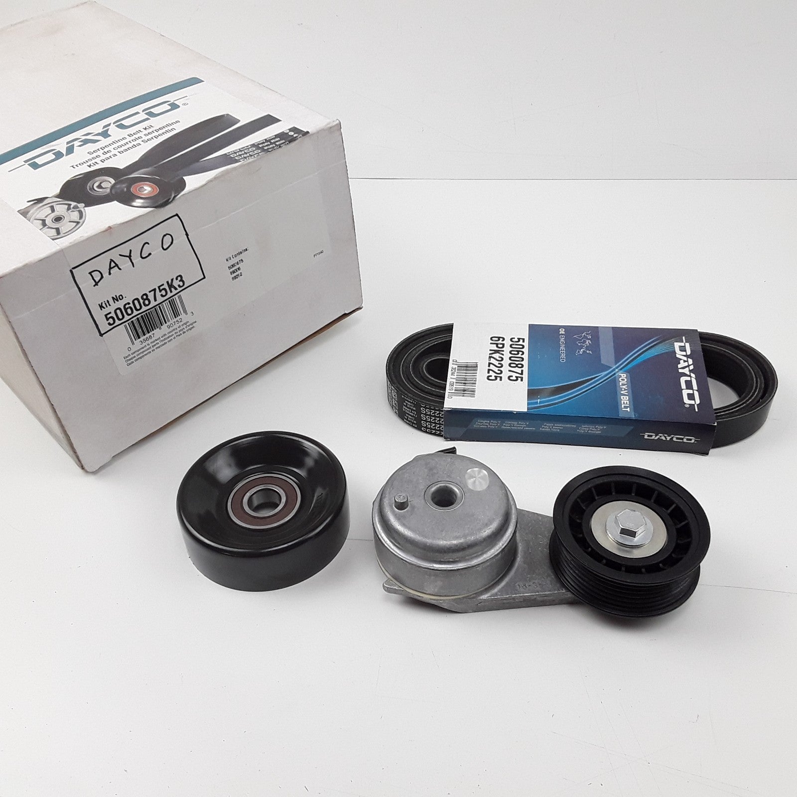 Dayco 5060875K3 Serpentine Belt Drive Component Kit For Ford Mustang (2005-2010)