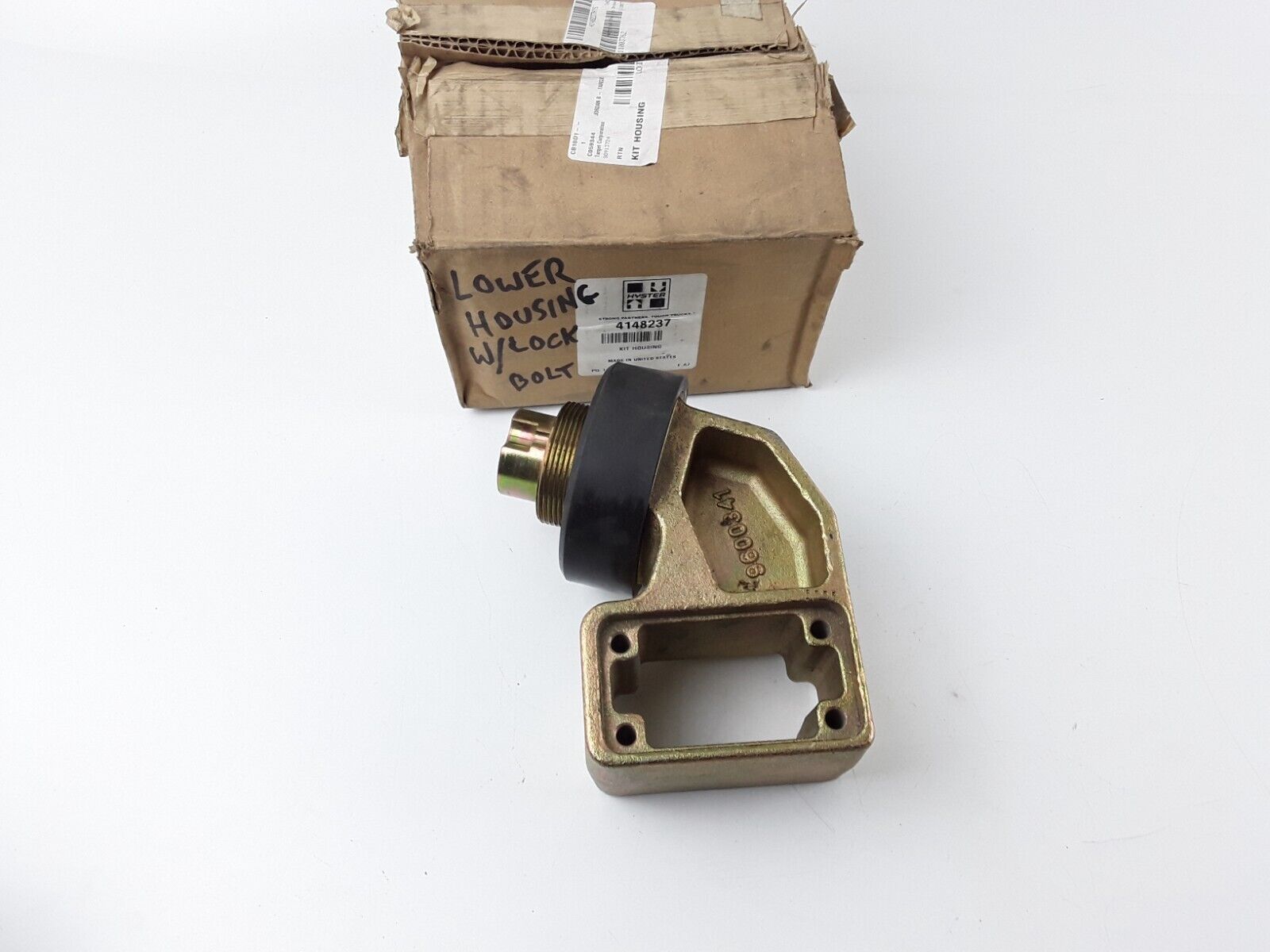 Hyster 4148237 Lower Housing Bracket W/Lock Bolt Forklift Parts Free Shipping - HotCarParts