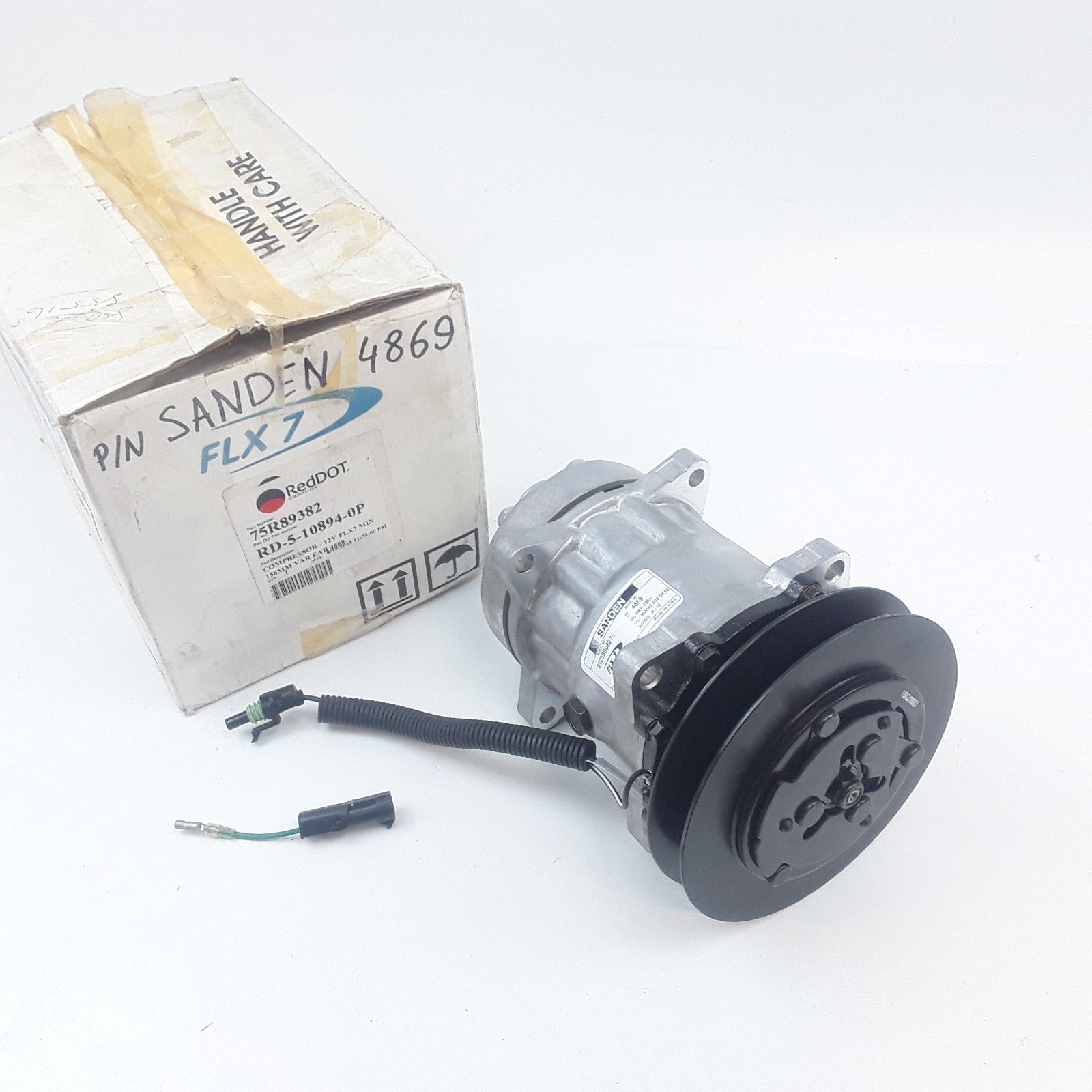 Red Dot 75R89382 A/C Compressor FLX7 Assembly Heavy Duty High Performance