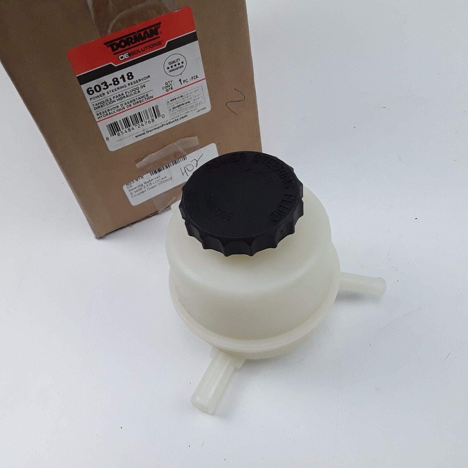 Dorman 603-818 Power Steering Reservoir Assembly Fits Kia Rio (2003 2004 2005)