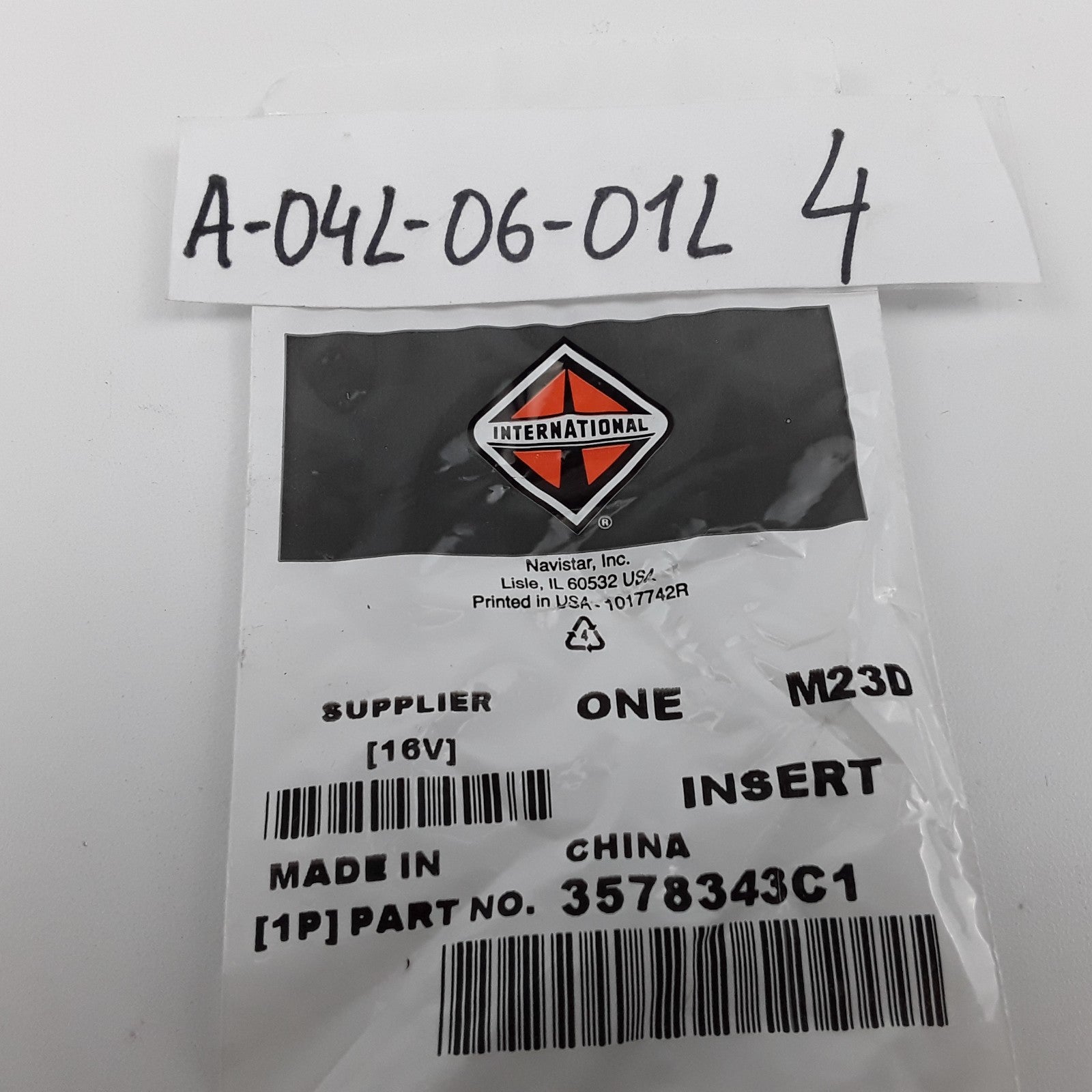 International 3578343C1 Engine Mount Isolator Nut 6mm For Navistar Trucks