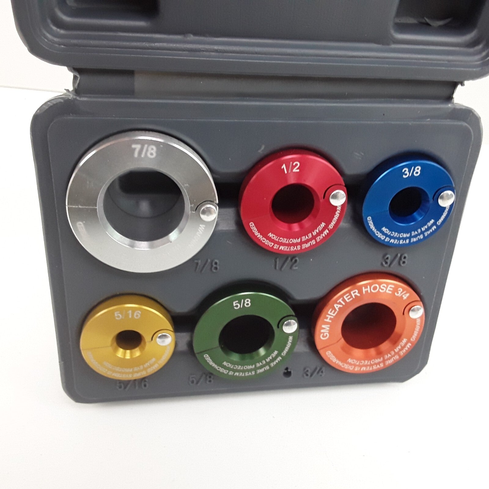 Lisle 35800 Aluminum Disconnect Set Size 5/16", 3/8", 1/2", 5/8", 3/4", 7/8"