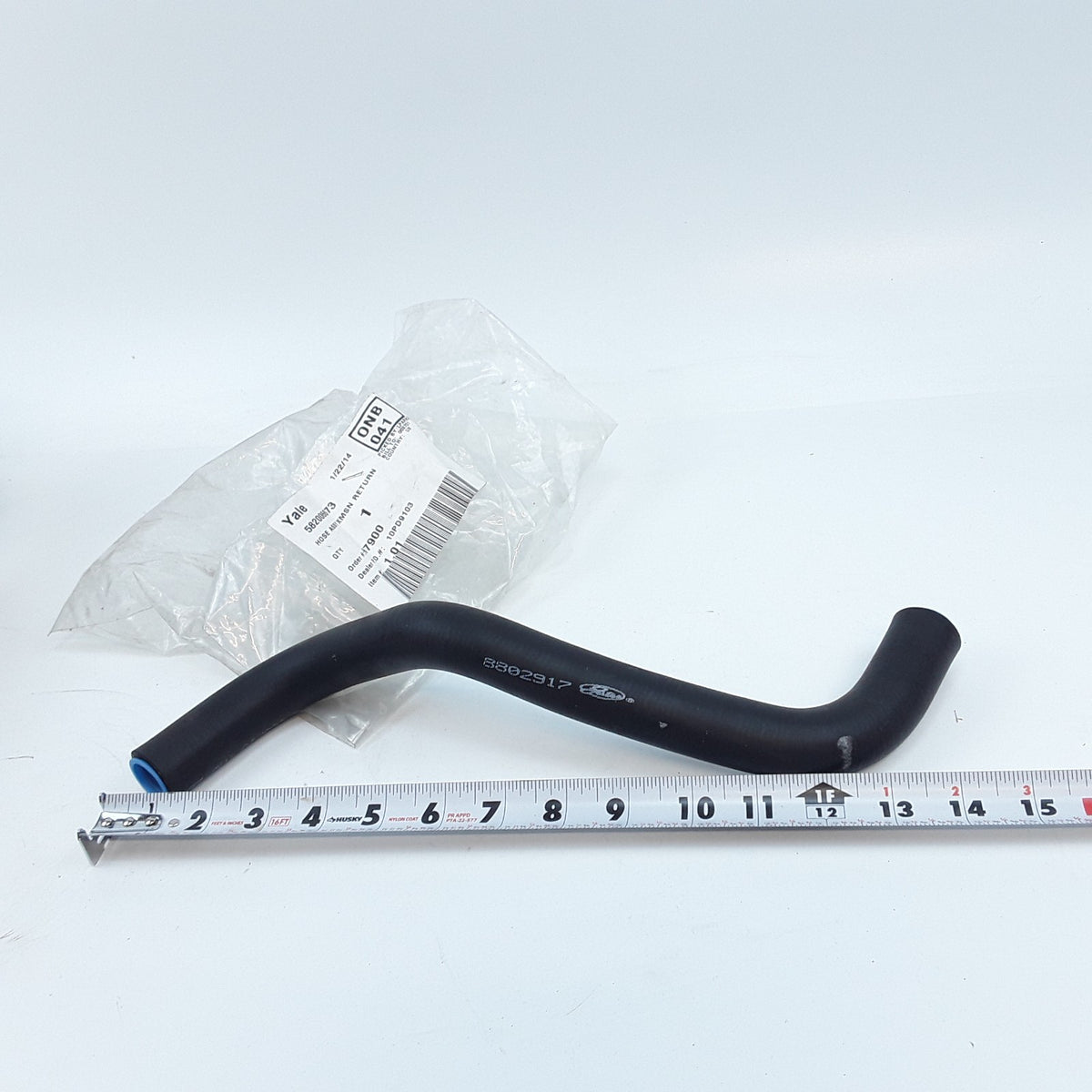 Yale 582006673 AC A/C Heater XMSN Return Hose Pipe Assembly For Forklift Trucks