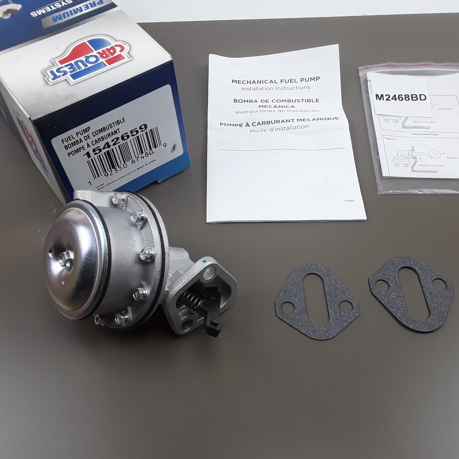 Mechanical Fuel Pump Fits Chevrolet Del Ray Nomad Truck Bel Air Corvette 1955-61