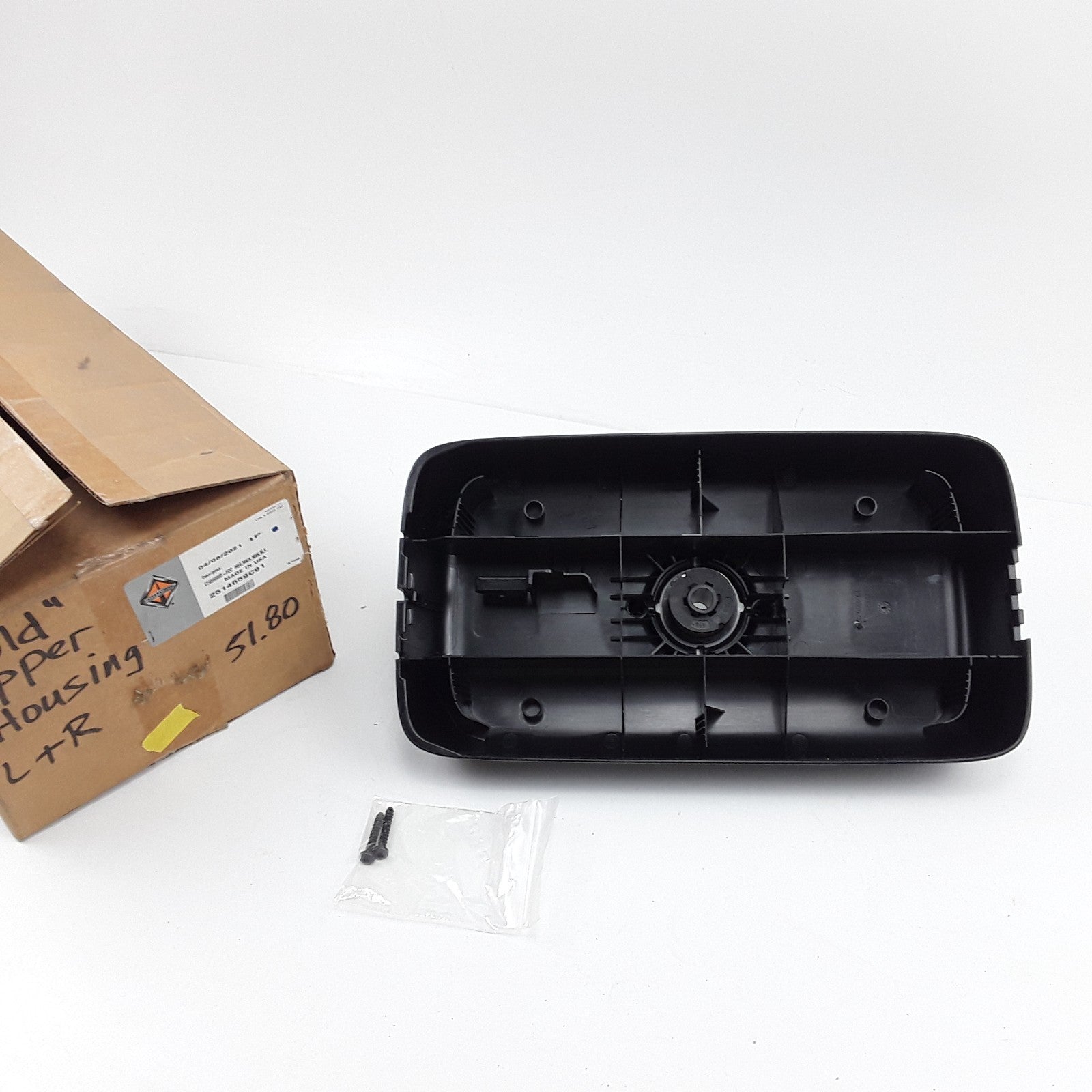 Left Right Door Mirror Housing Manual Black For Navistar International Trucks