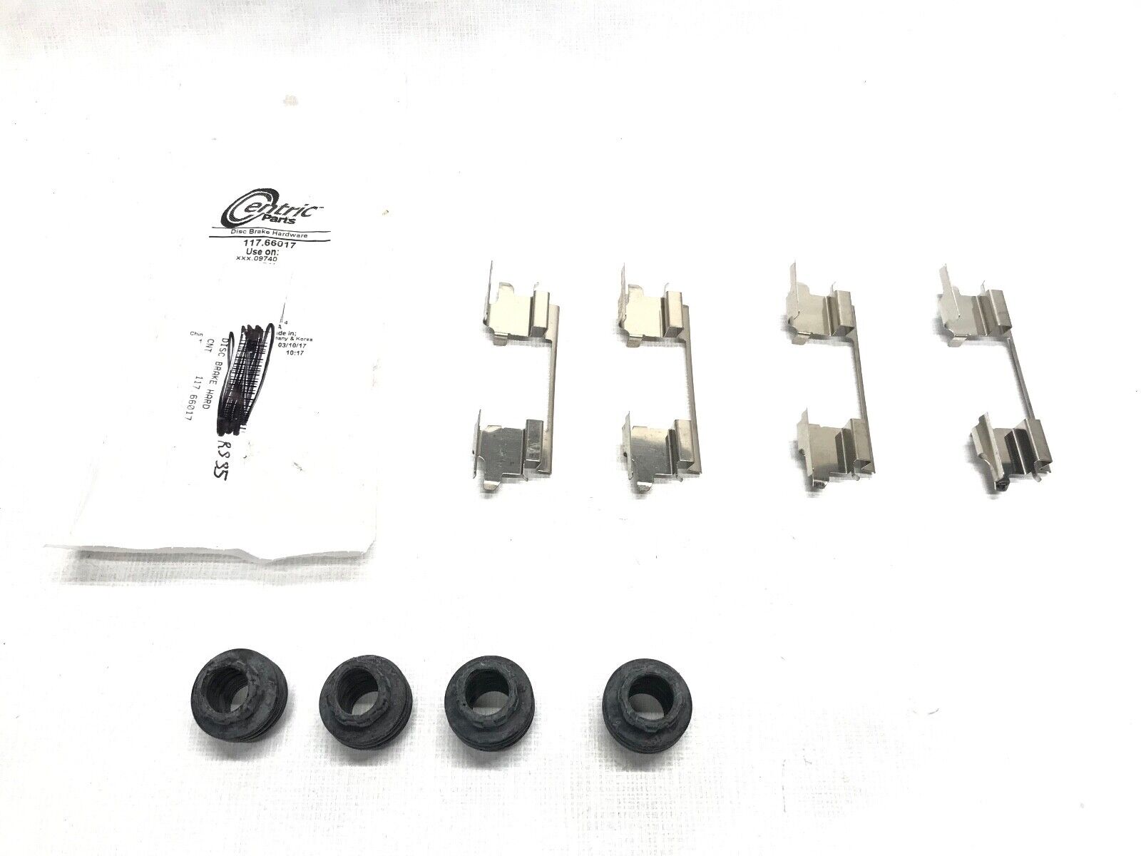 GENUINE Centric 117.66017 XL 1500 Brake Hardware Kit - HotCarParts