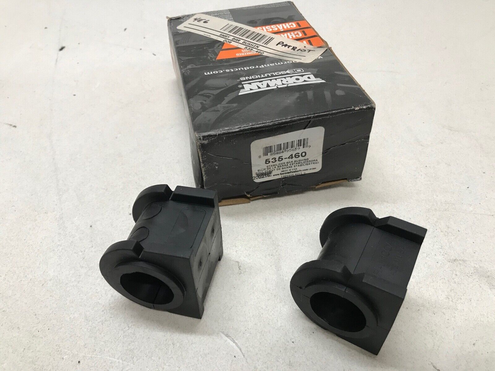 DORMAN 535-460 Dodge Caliber Patriot Set of 2 Front To Frame Sway Bar Bushings - HotCarParts