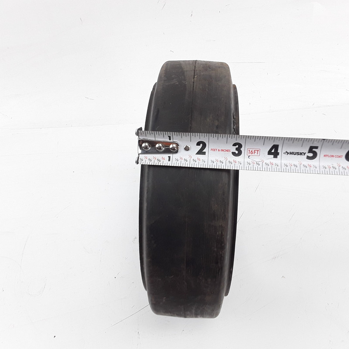 10" x 3" Heavy-Duty Rubber Drive Wheel With Splined Hub For Industrial Equipment