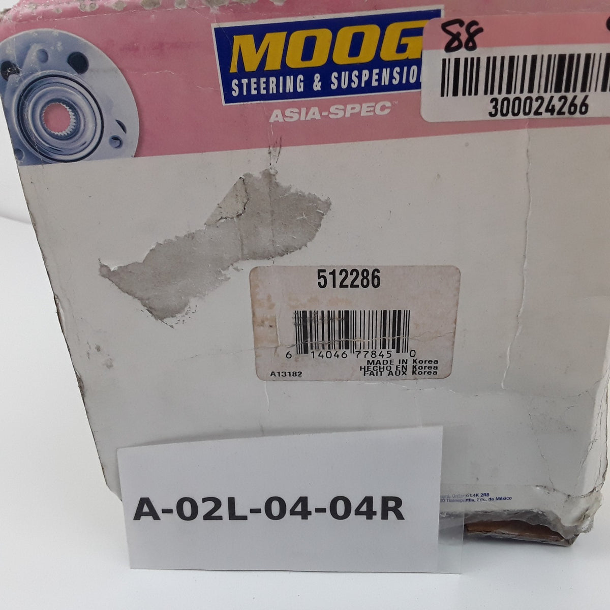 Rear Wheel Bearing and Hub Assembly Moog 512286 Fits 2004 2005 2006 Kia Amanti